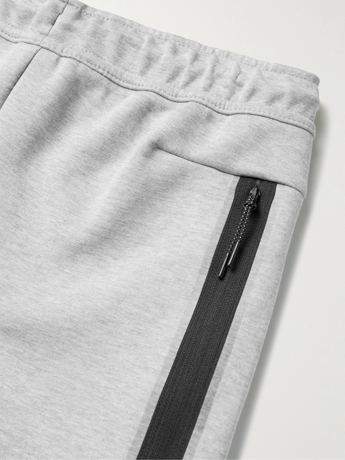 Nike - Sportswear Tapered Logo-Print Cotton-Blend Tech-Fleece Sweatpants -  Men - Gray - S ل رجال