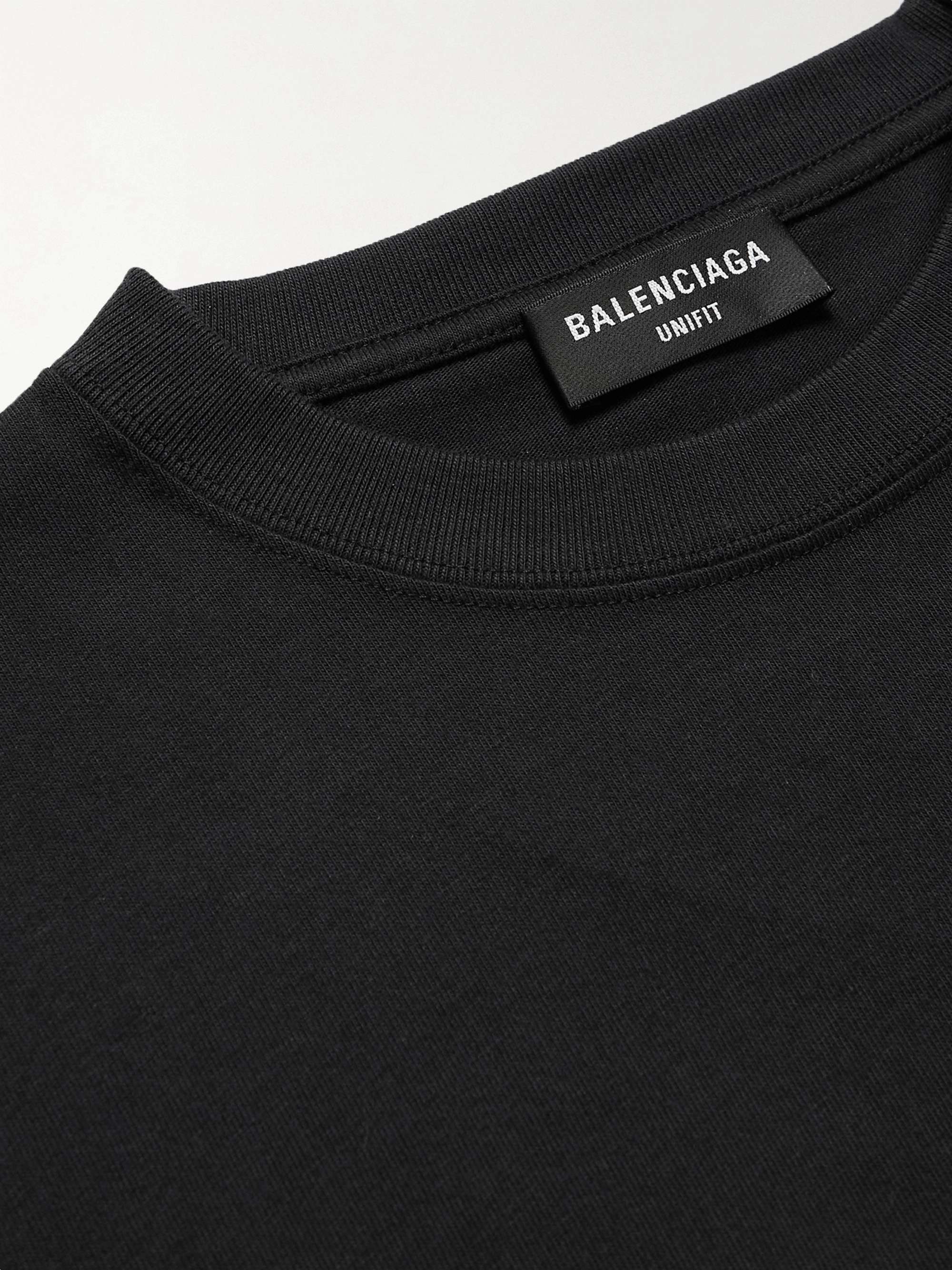 BALENCIAGA + PlayStation Printed Cotton-Jersey T-Shirt for Men | MR PORTER
