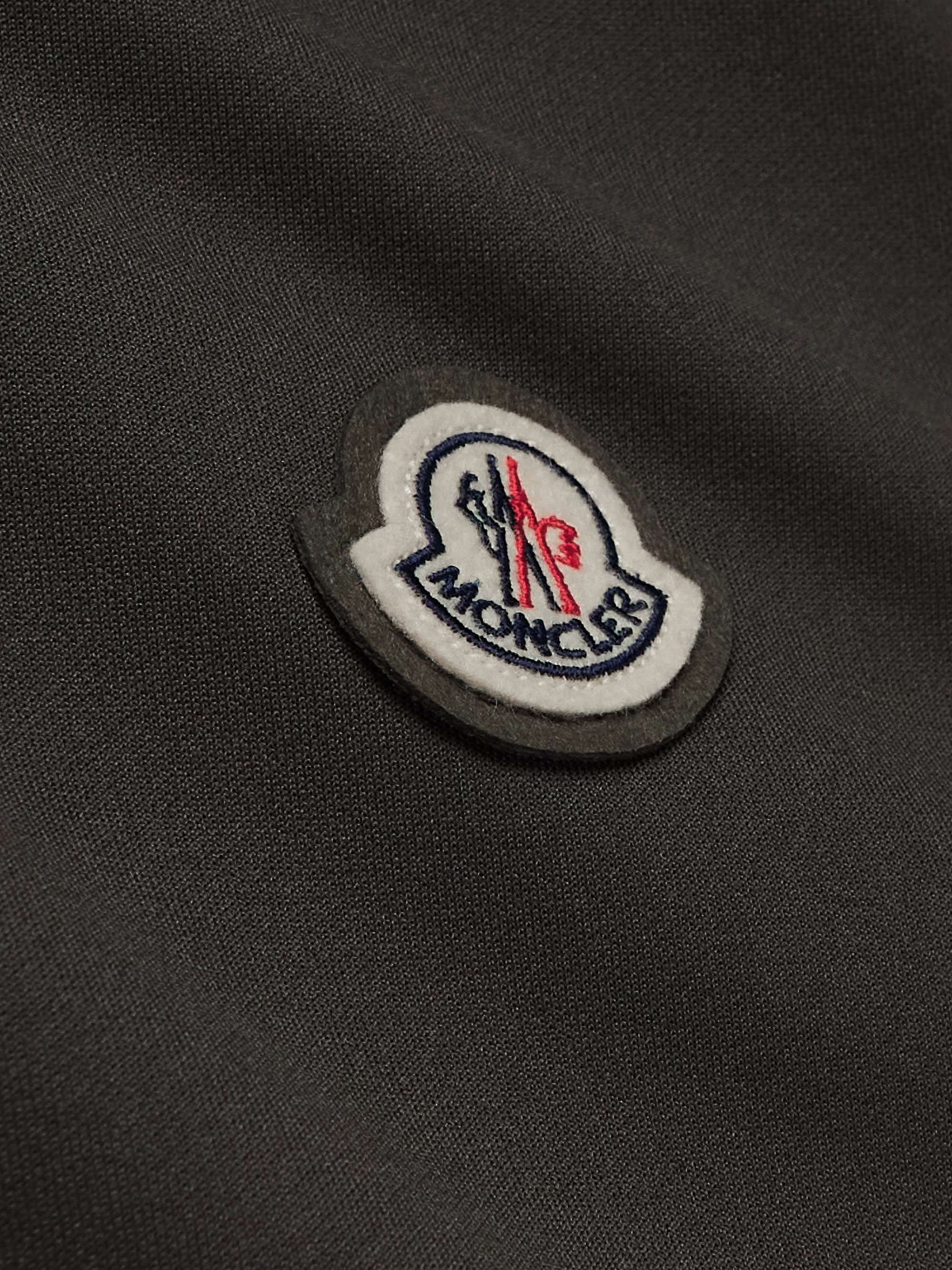 MONCLER Logo-Appliquéd Jersey Zip-Up Track Jacket | MR PORTER
