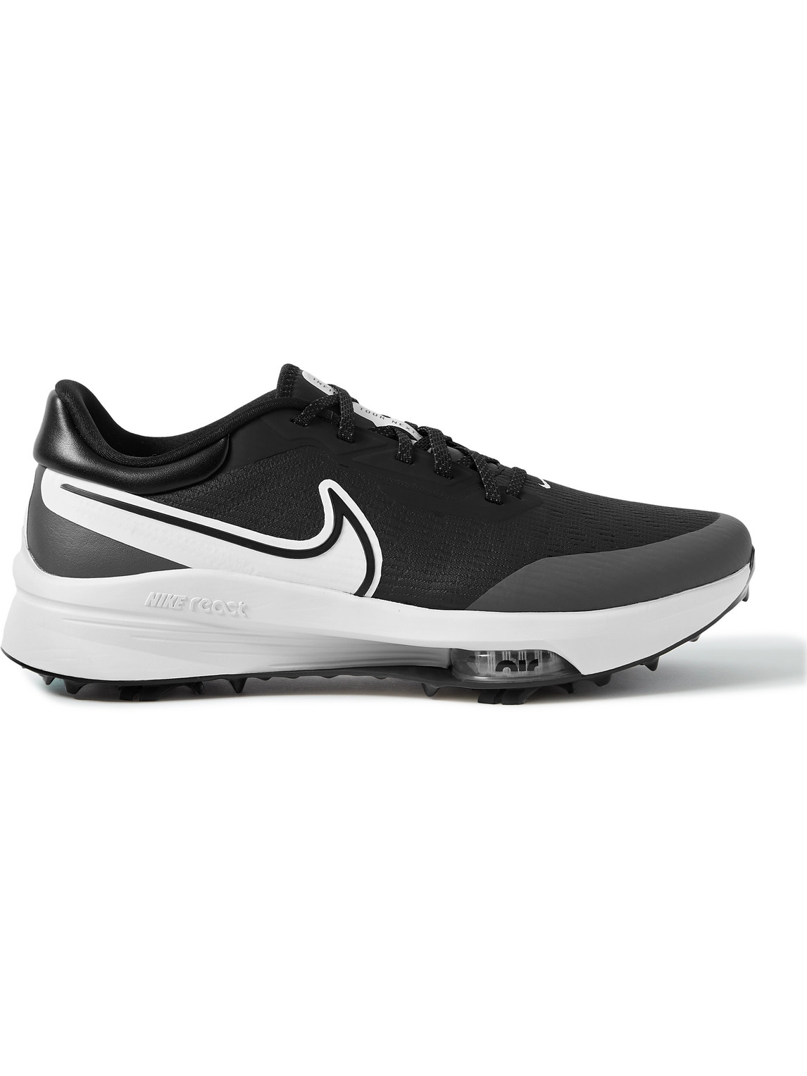 NIKE AIR ZOOM INFINITY TOUR RUBBER-TRIMMED FLYKNIT GOLF SHOES