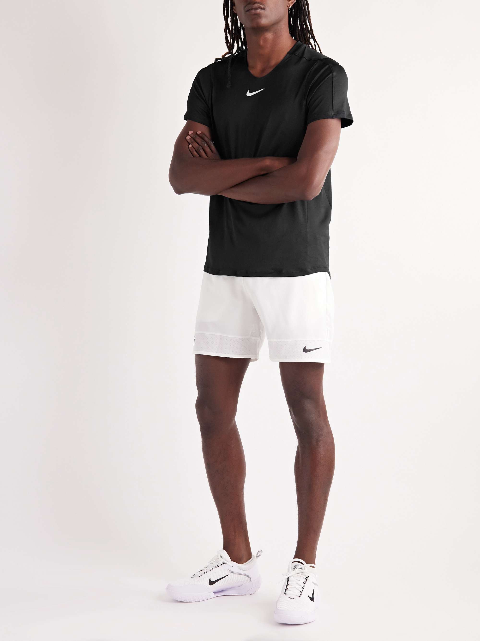 NIKE TENNIS Court Advantage Slim-Fit Dri-FIT Tennis T-Shirt for Men | MR  PORTER