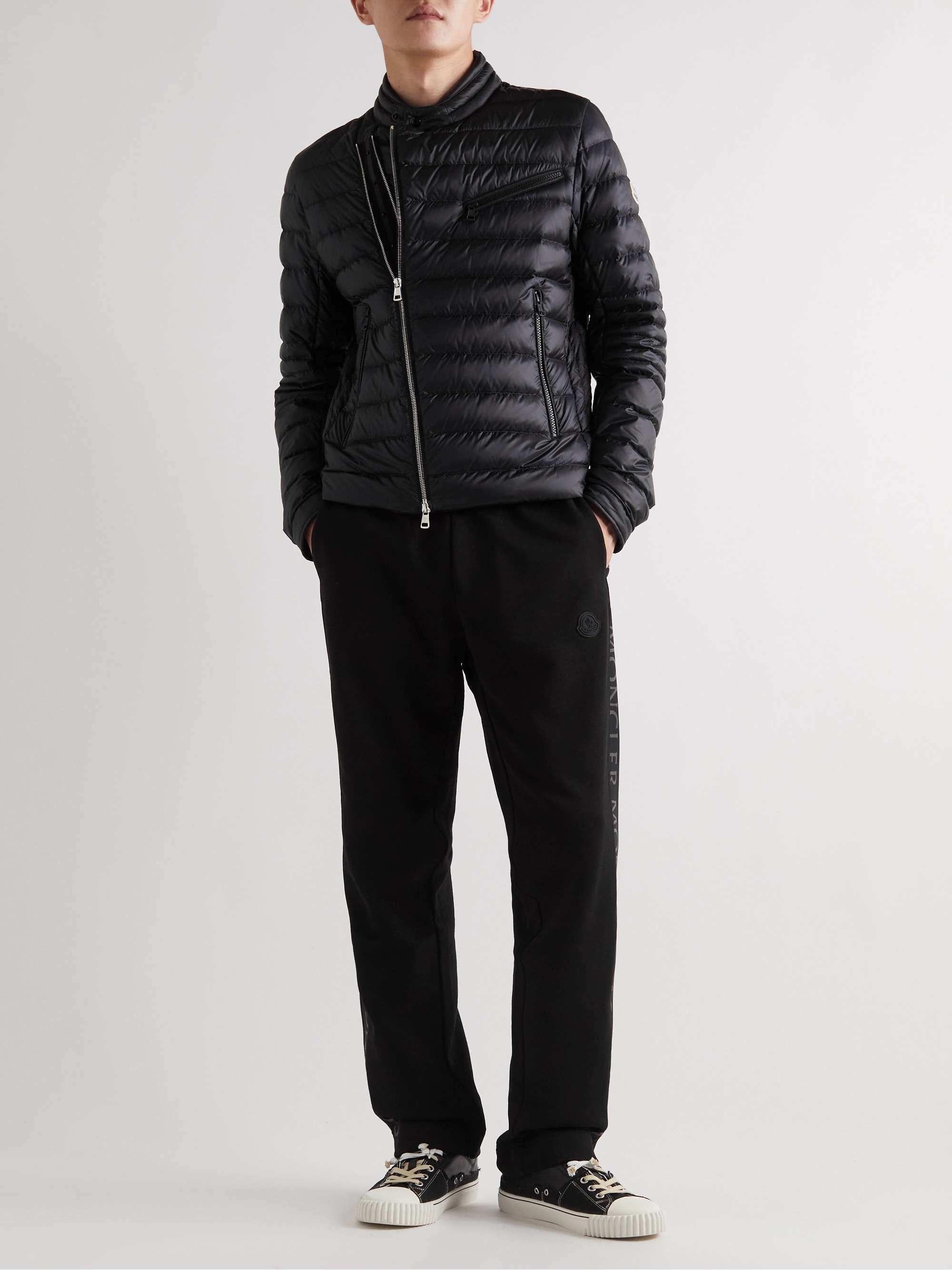 MONCLER Agay Slim-Fit Logo-Appliquéd Quilted Nylon Down Jacket for Men | MR  PORTER