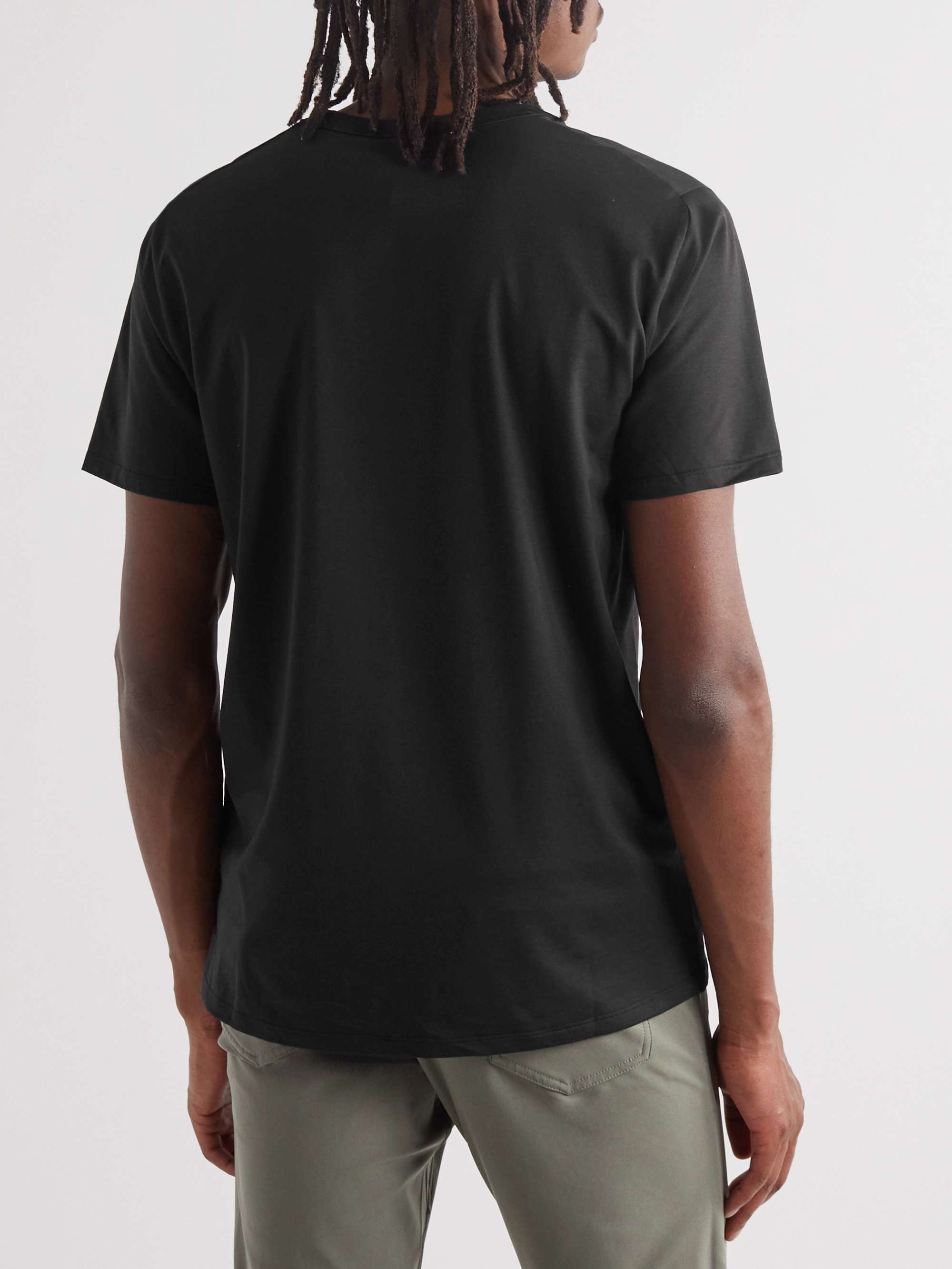 Black The Fundamental T Stretch-Jersey T-Shirt | LULULEMON | MR PORTER