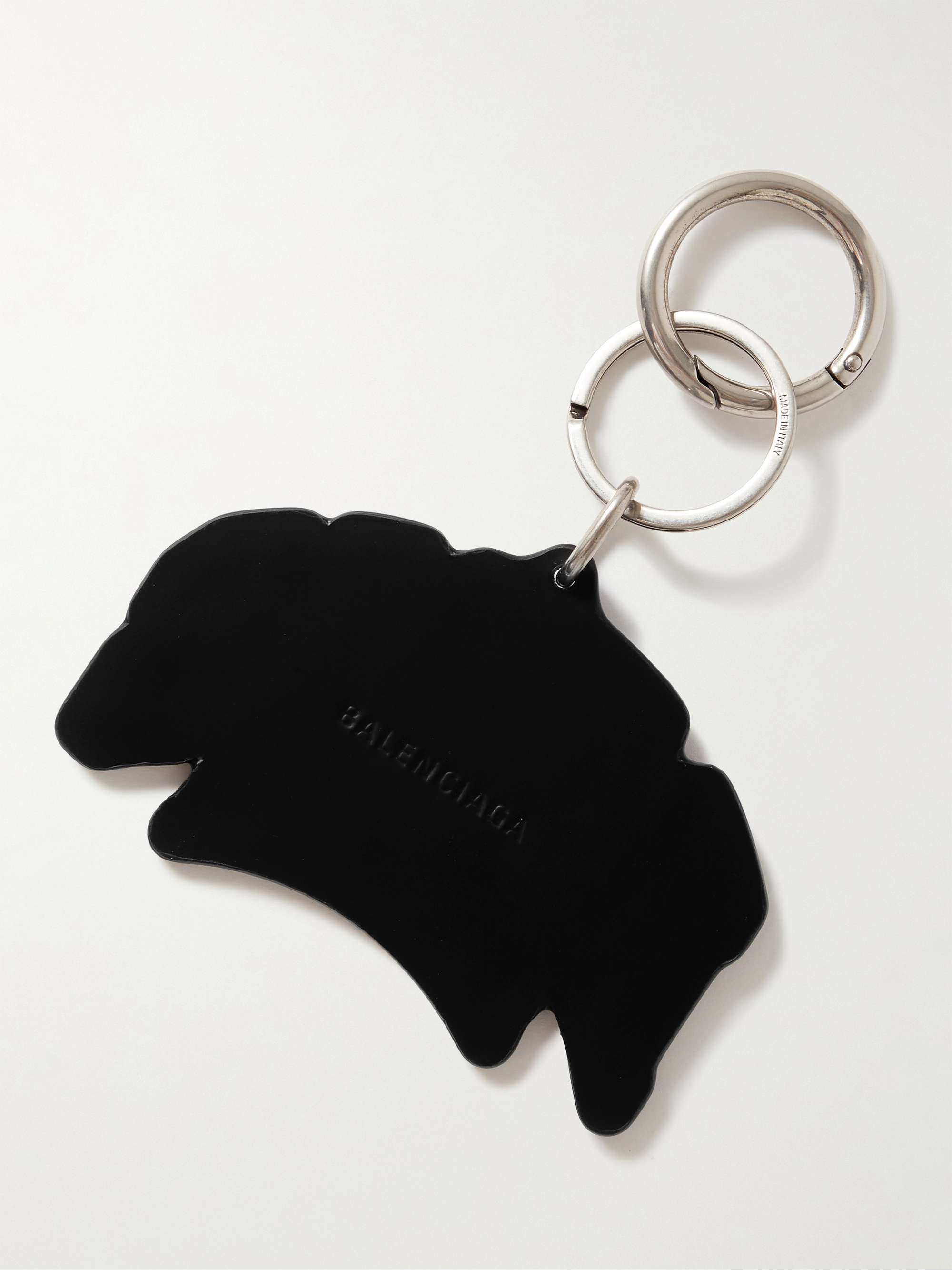 fraktion Overbevisende Synes godt om BALENCIAGA Logo-Embossed Leather Key Ring for Men | MR PORTER