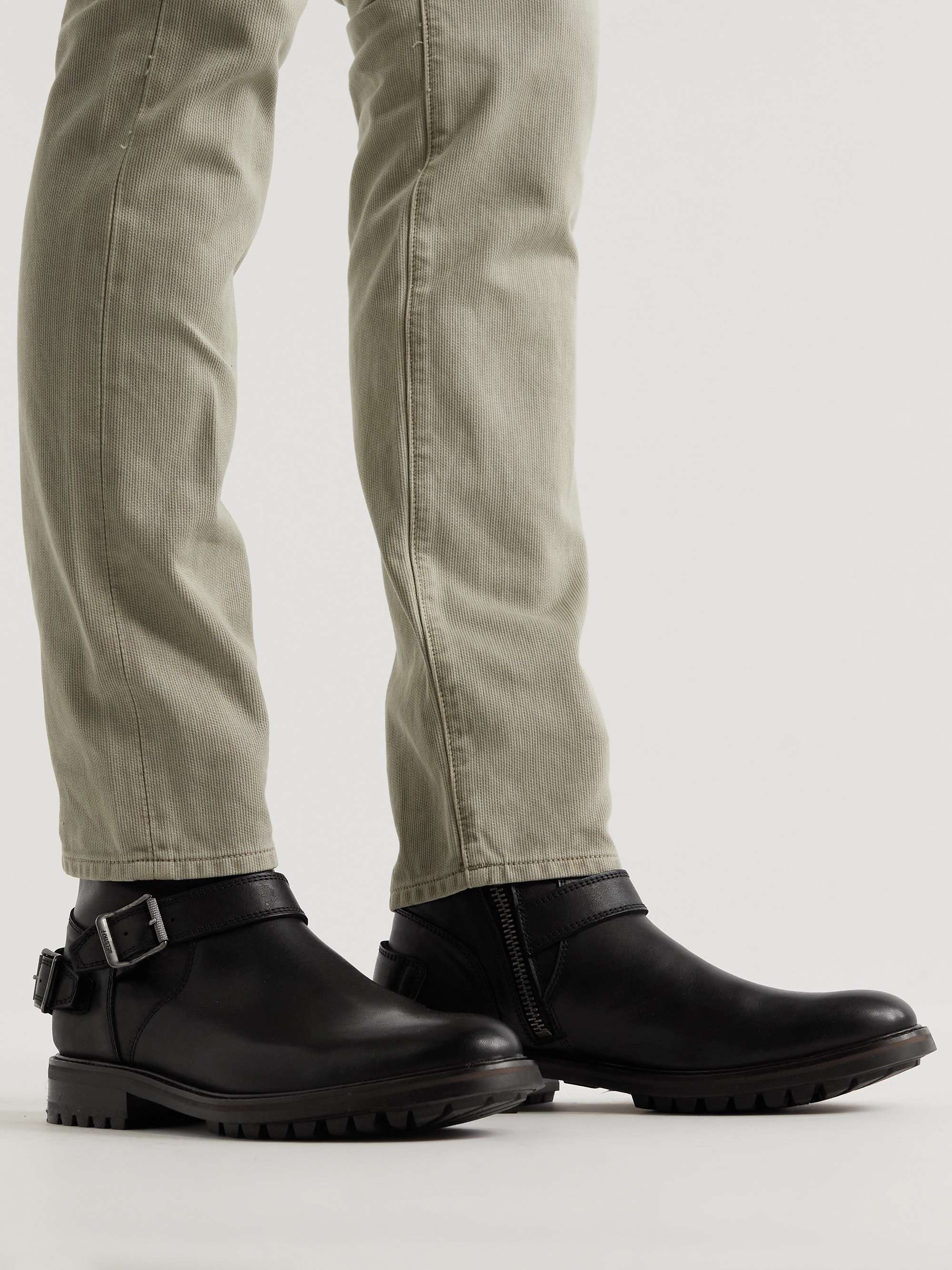 Black Trialmaster Leather Boots | BELSTAFF | MR PORTER