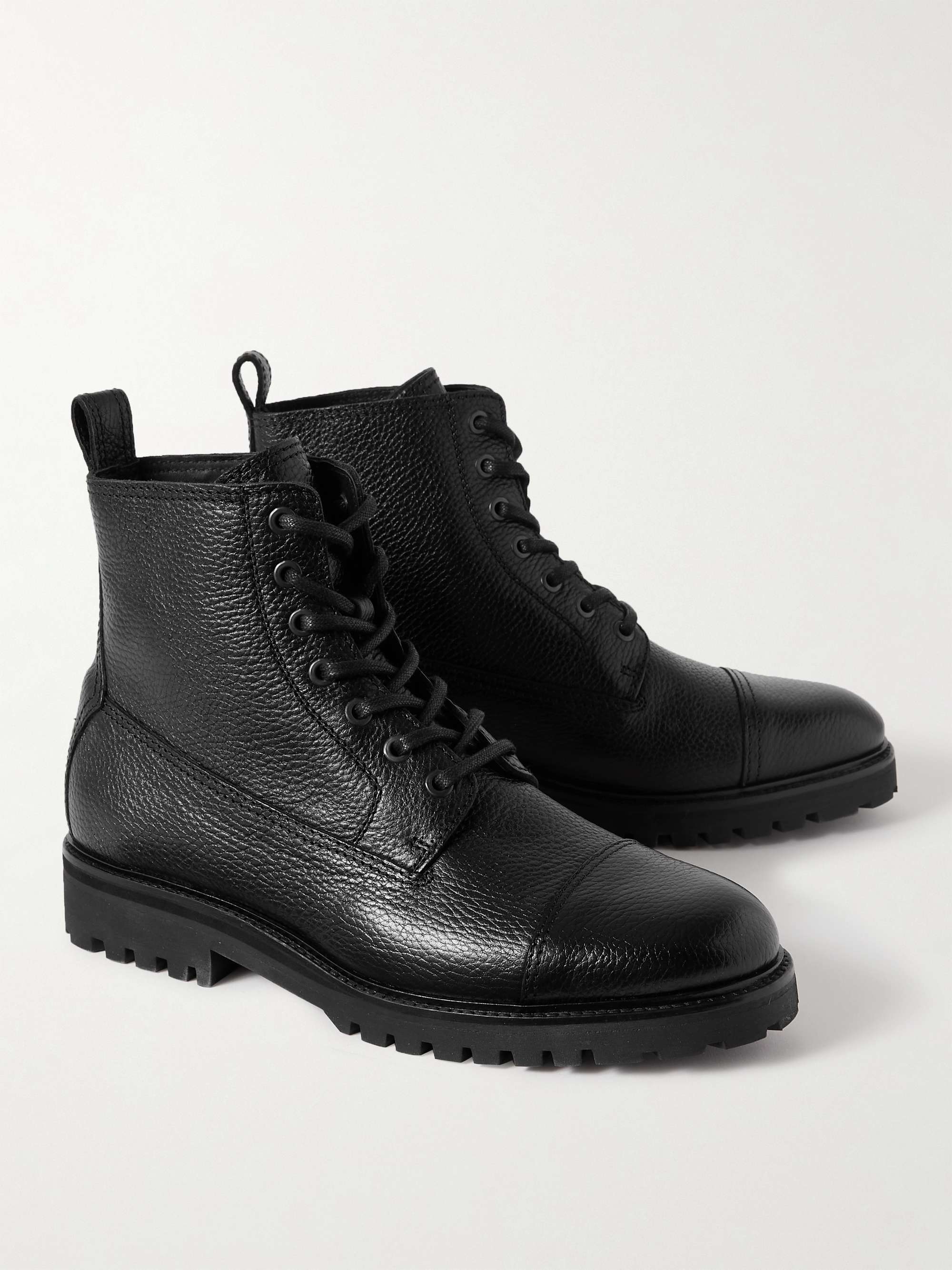 Black Alperton Full-Grain Leather Boots | BELSTAFF | MR PORTER