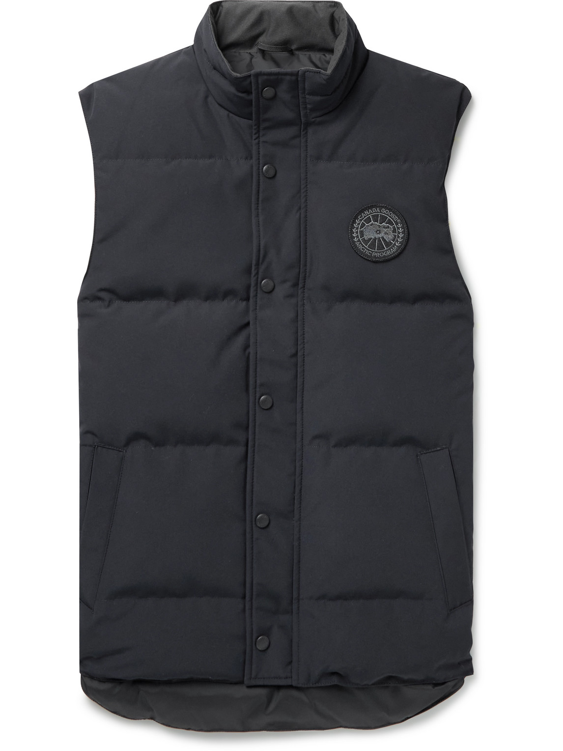 Canada Goose Black Label Garson Quilted Shell Down Gilet In Blue