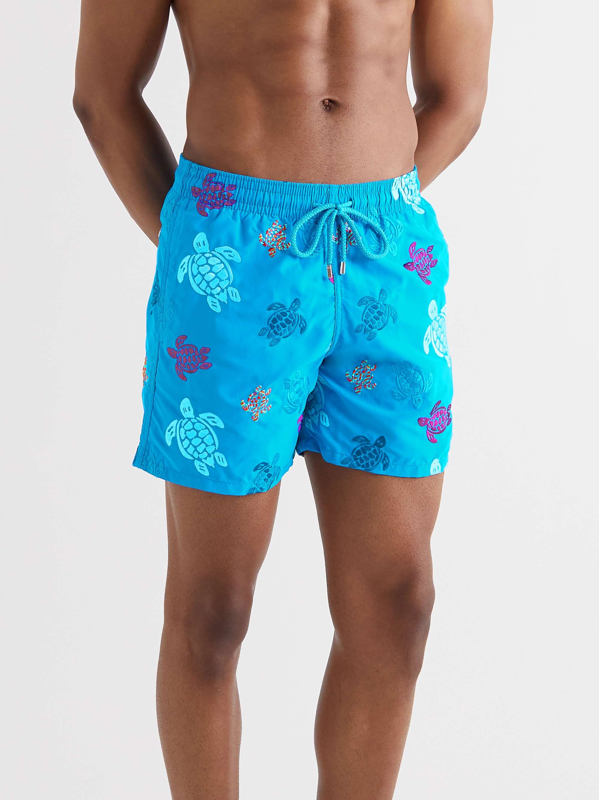 VILEBREQUIN Mistral Straight-Length Mid-Length Embroidered Swim Shorts | MR  PORTER