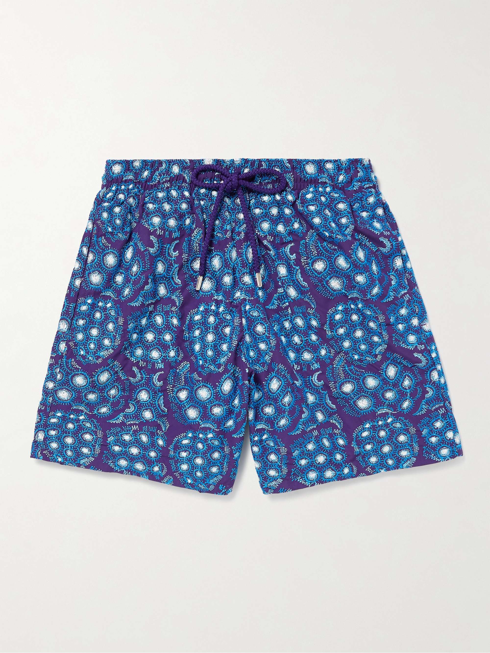 VILEBREQUIN Mistral Straight-Length Mid-Length Embroidered Swim Shorts | MR  PORTER