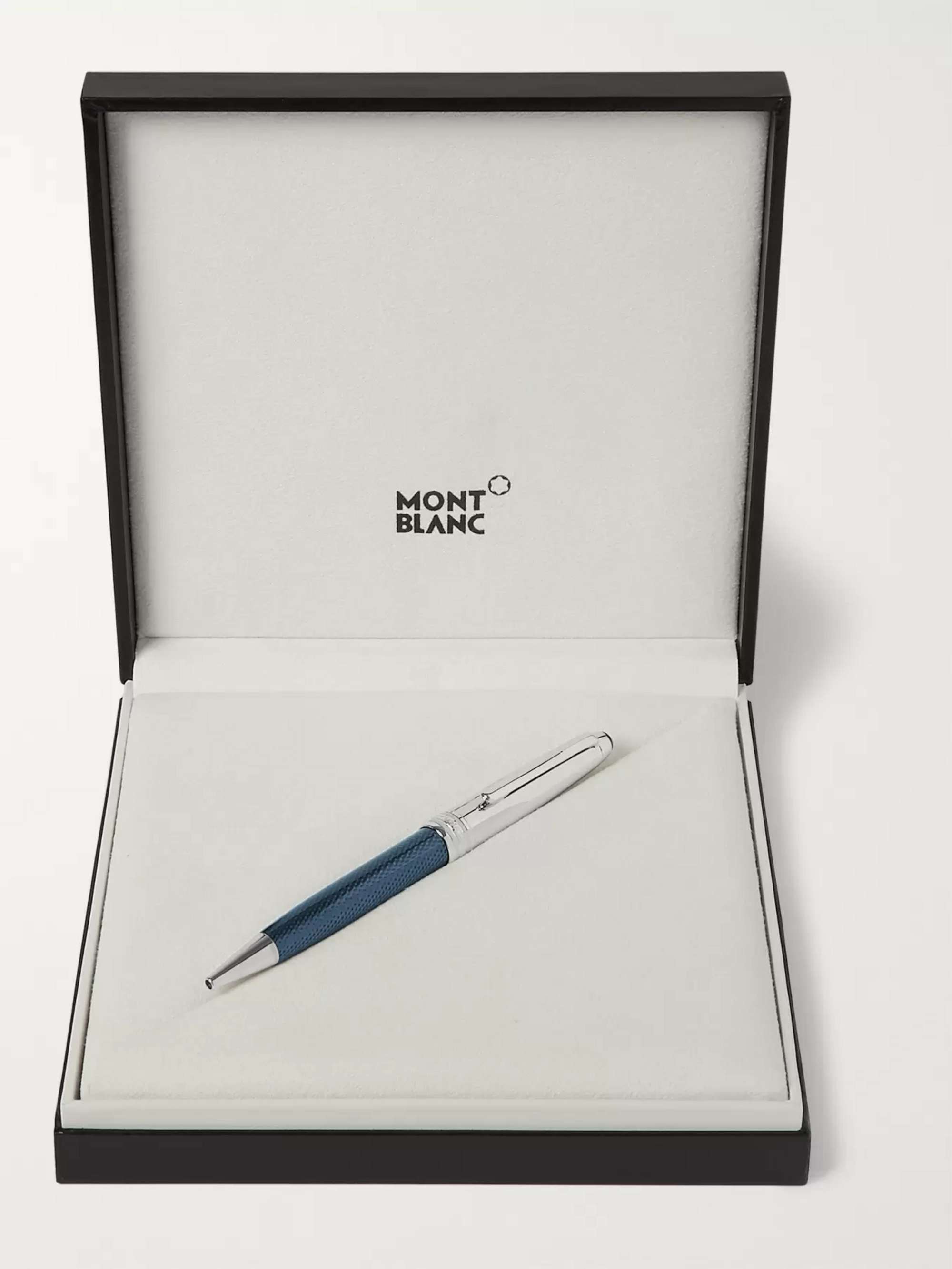MONTBLANC Meisterstück Solitaire Doué Blue Hour Ballpoint Pen for Men | MR  PORTER
