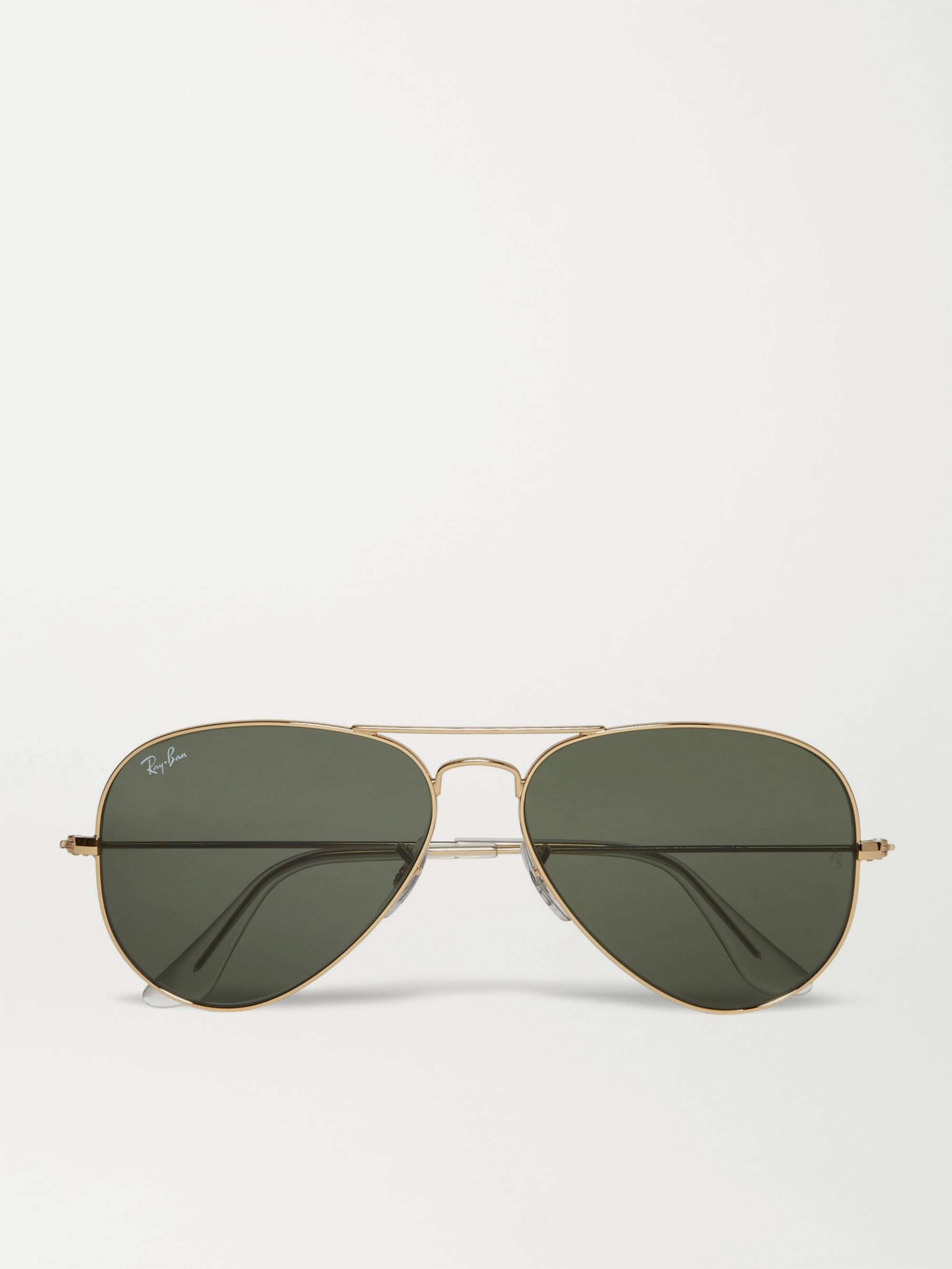 RAY-BAN Aviator Gold-Tone Sunglasses | MR PORTER