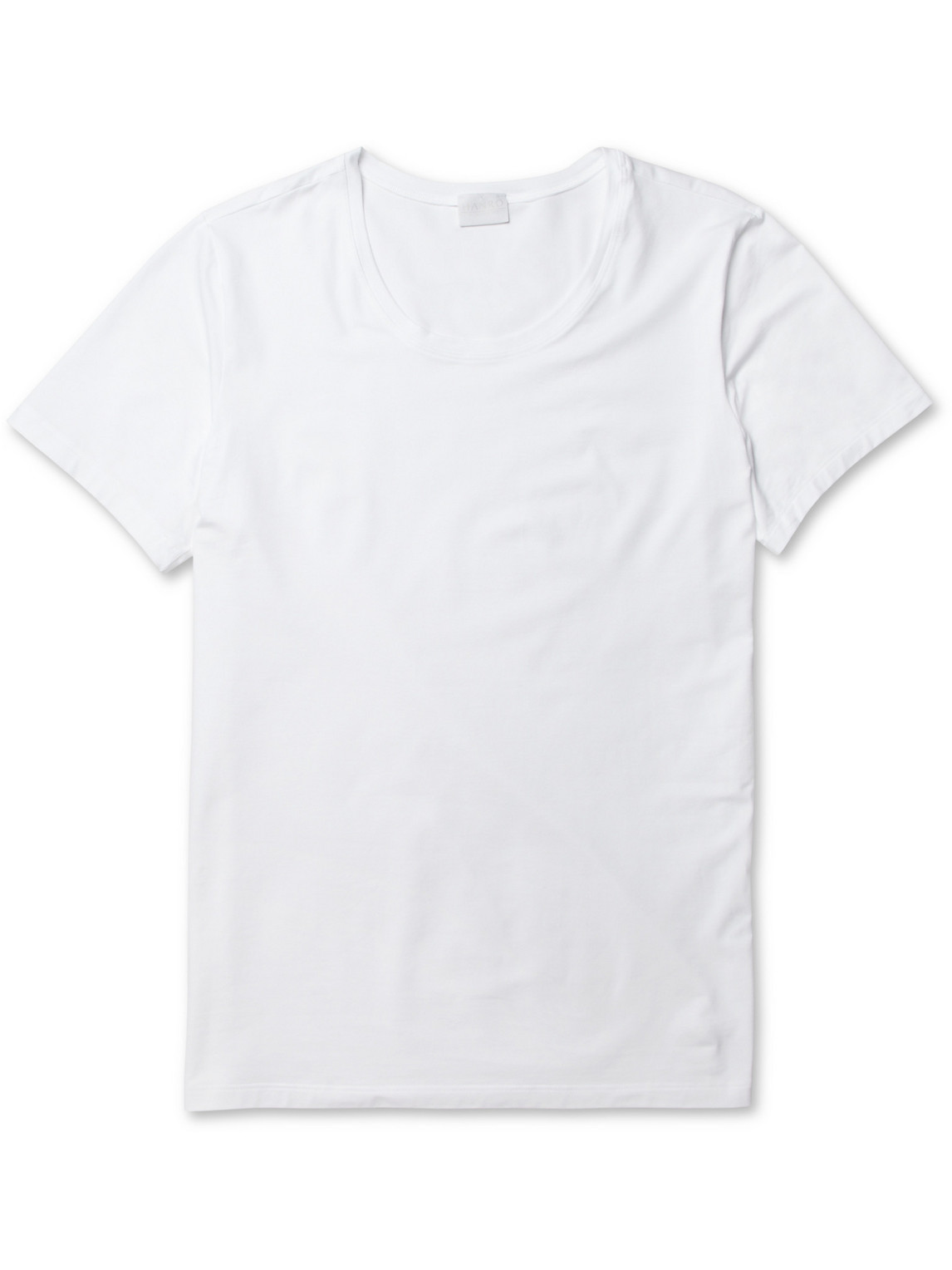 Hanro Superior Mercerised Cotton-blend T-shirt In White
