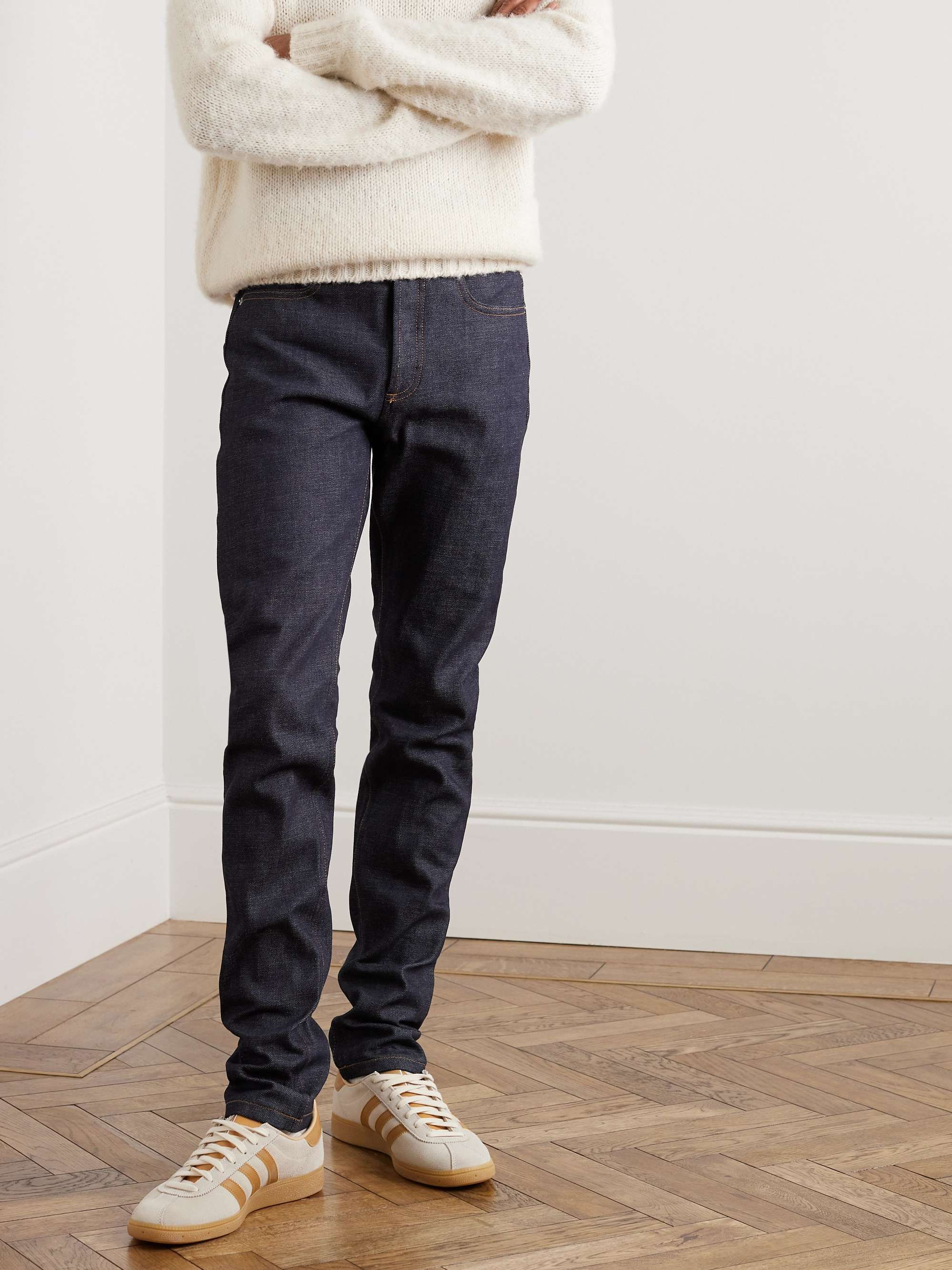 A.P.C. Petit New Standard Skinny-Fit Dry Selvedge Denim Jeans for Men | MR  PORTER