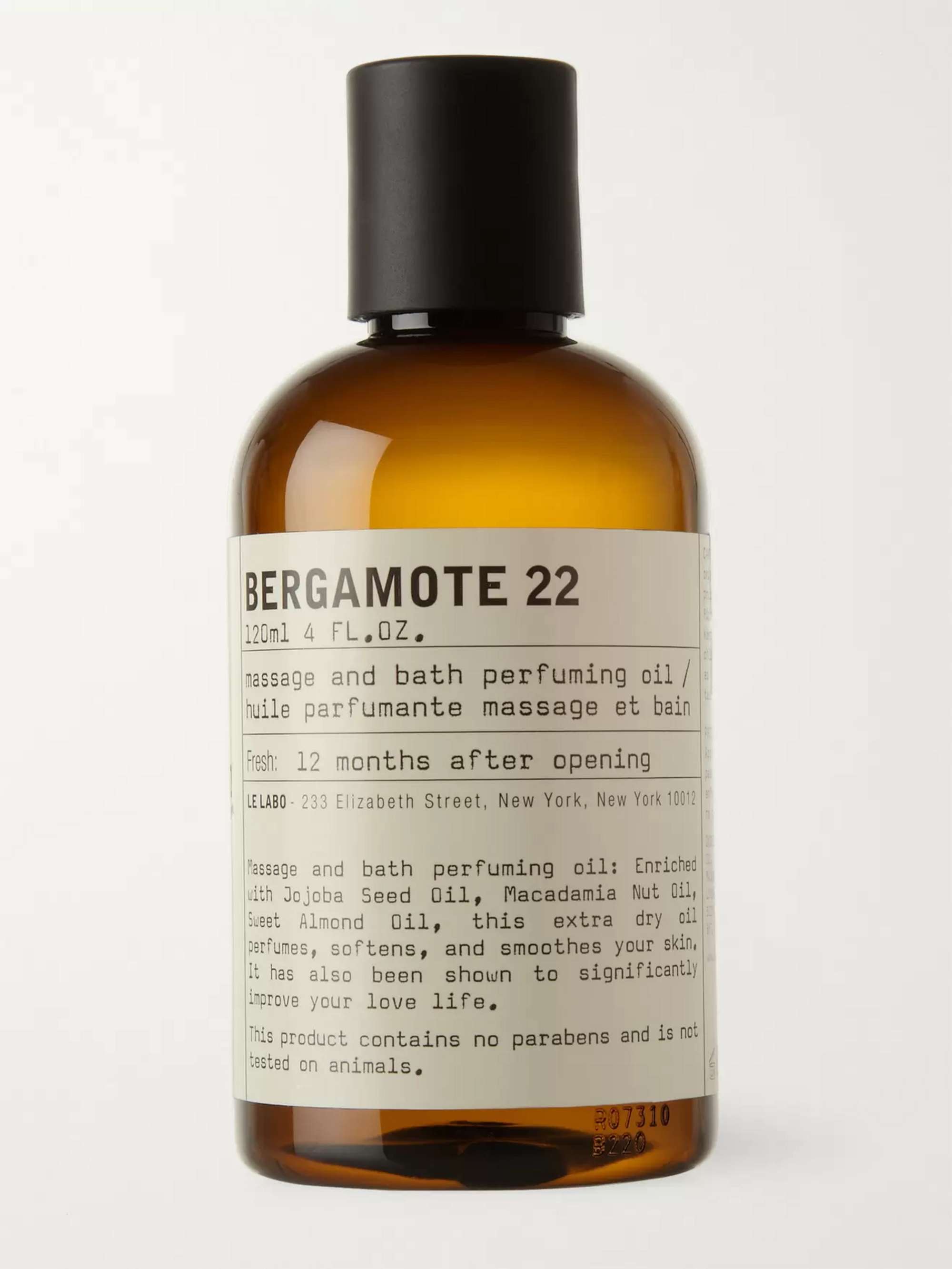 LE LABO Body Oil - Bergamote 22, 120ml for Men | MR PORTER