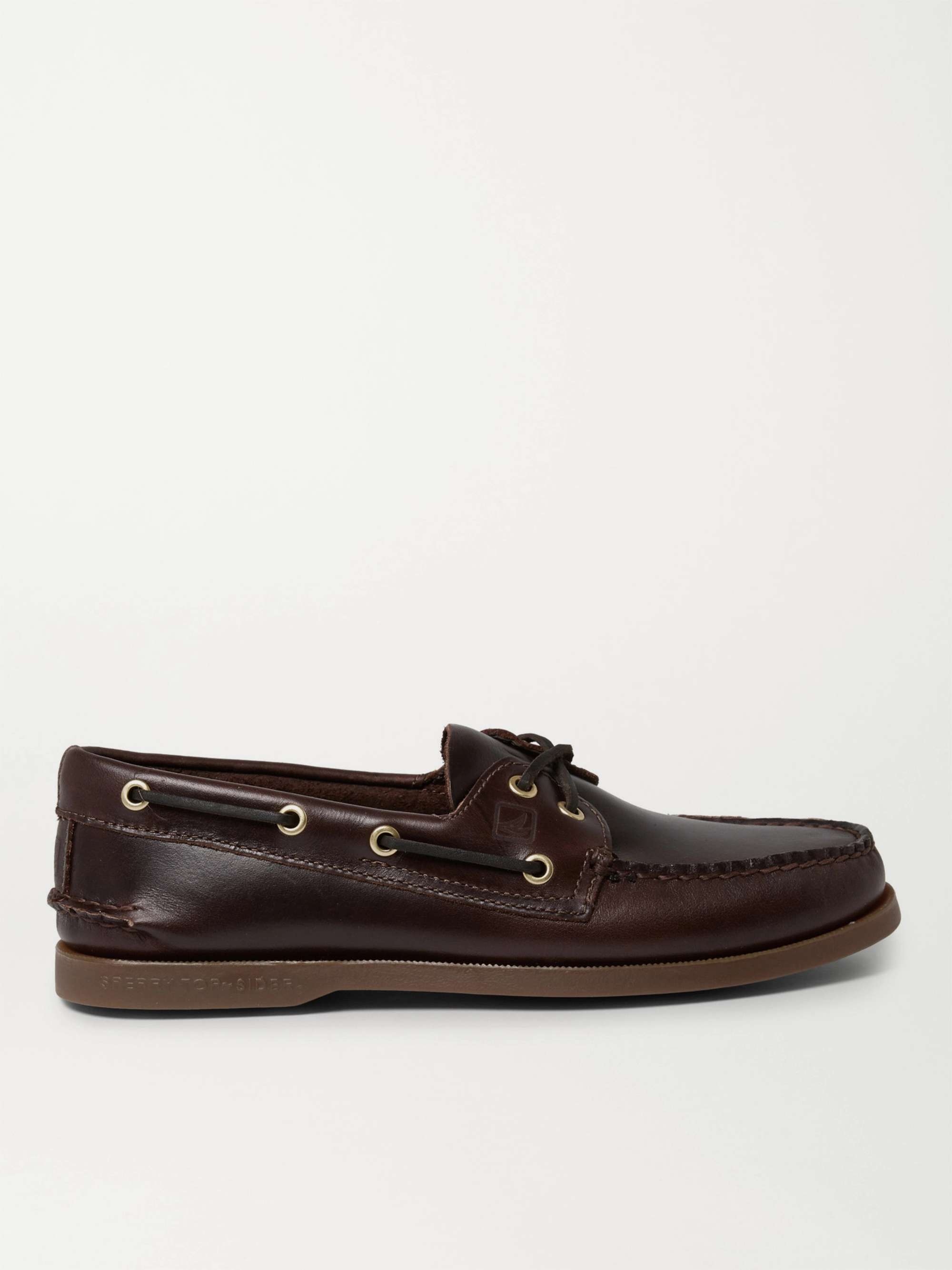 SPERRY Authentic Original Burnished-Leather Boat Shoes for Men | MR PORTER