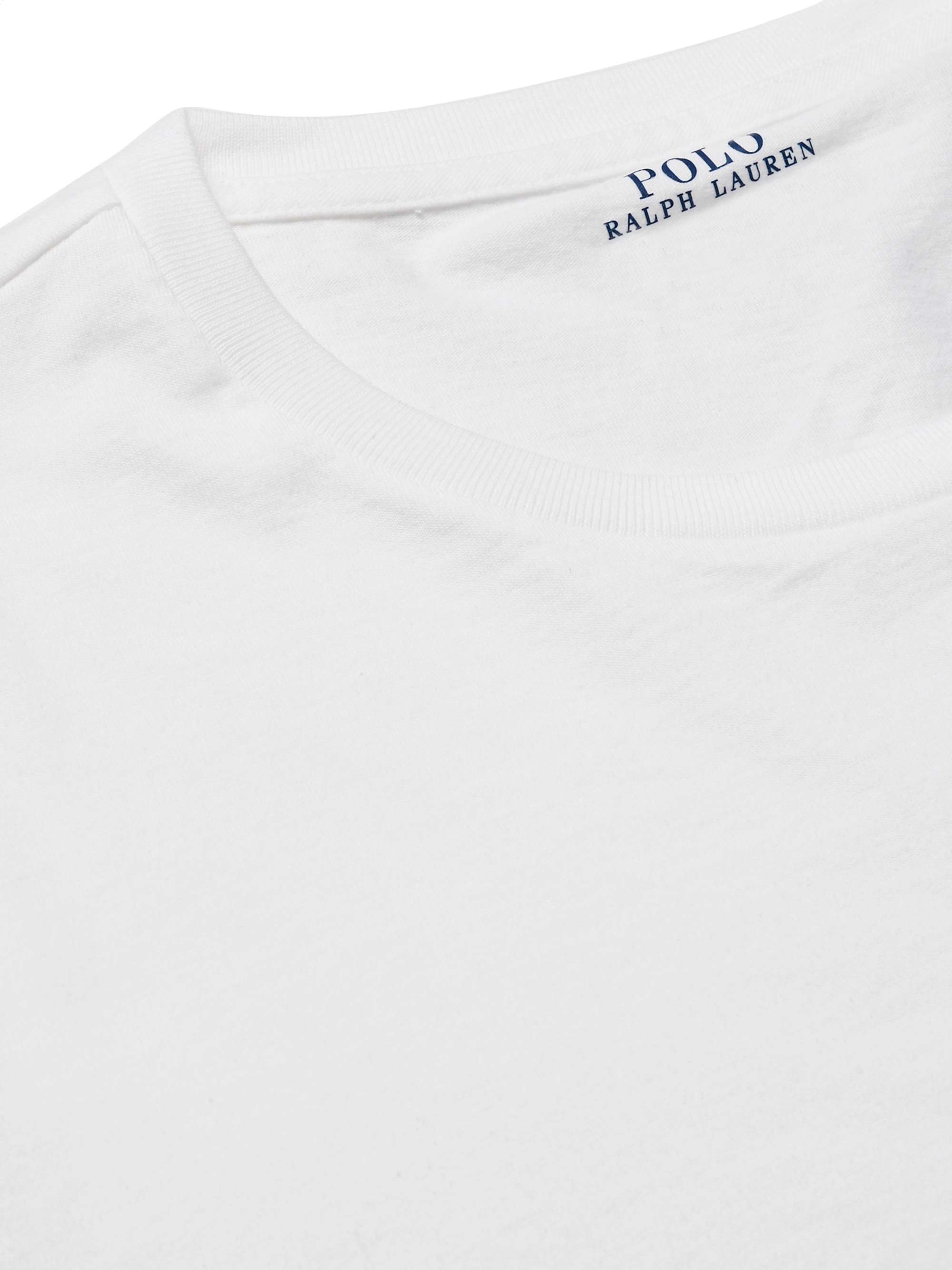 White Slim-Fit Cotton-Jersey T-Shirt | POLO RALPH LAUREN | MR PORTER