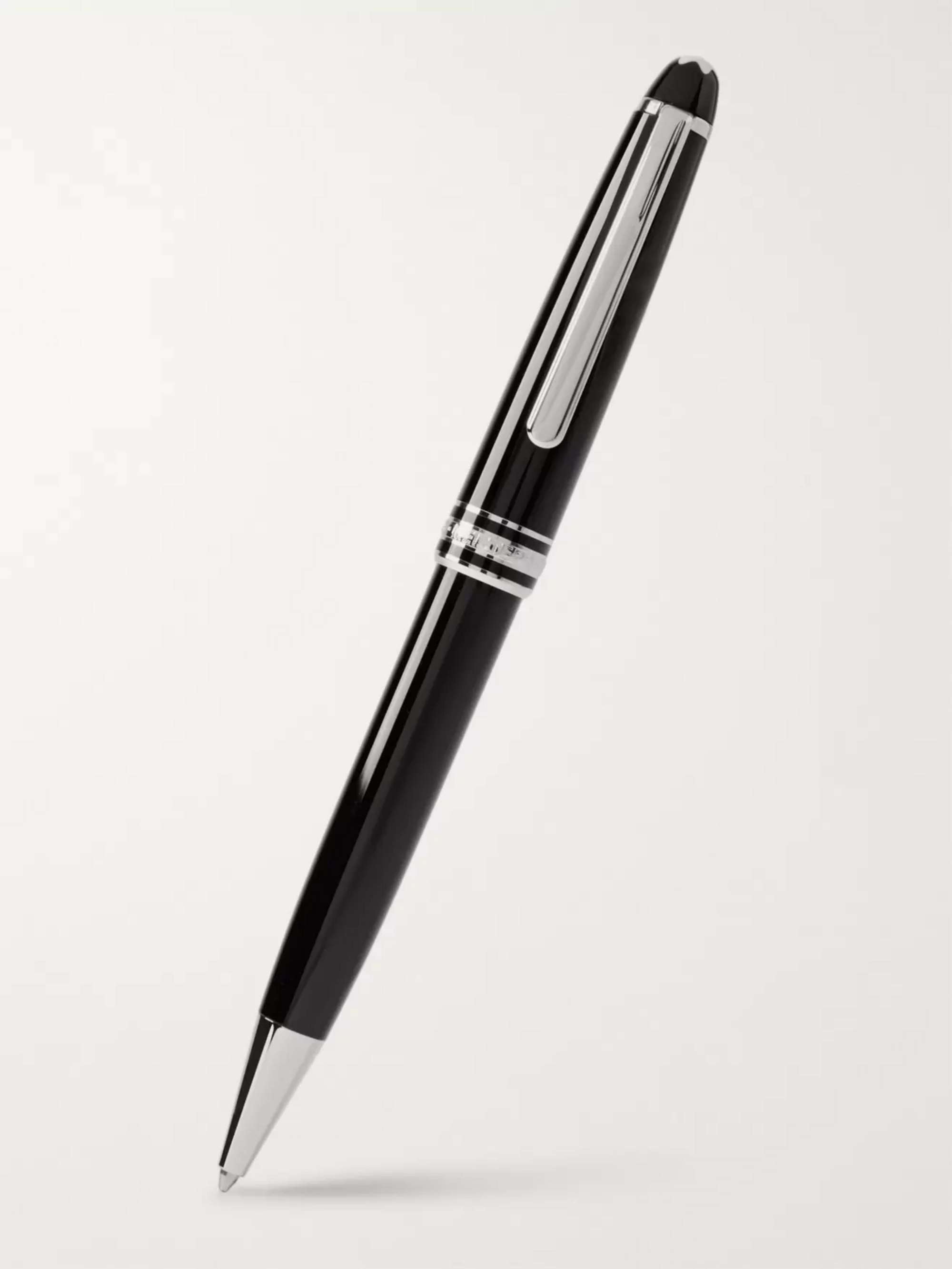 MONTBLANC Meisterstück Classique Resin and Platinum-Plated Ballpoint Pen  for Men