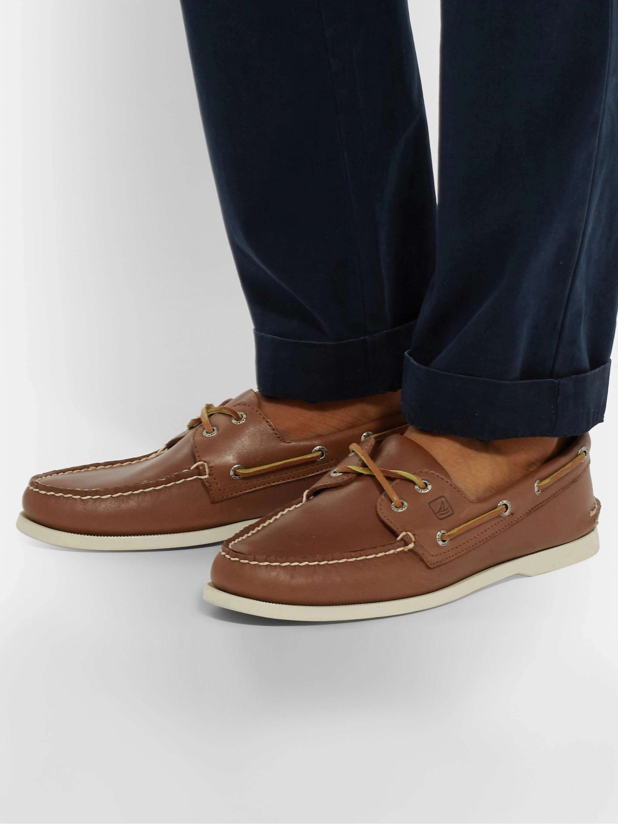 SPERRY Authentic Original Leather Boat Shoes | MR PORTER