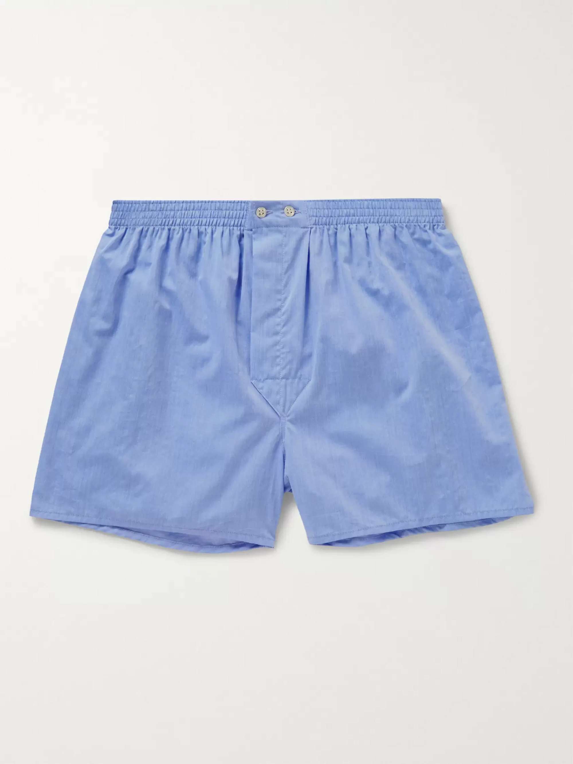 DEREK ROSE Amalfi Cotton Boxer Shorts for Men | MR PORTER