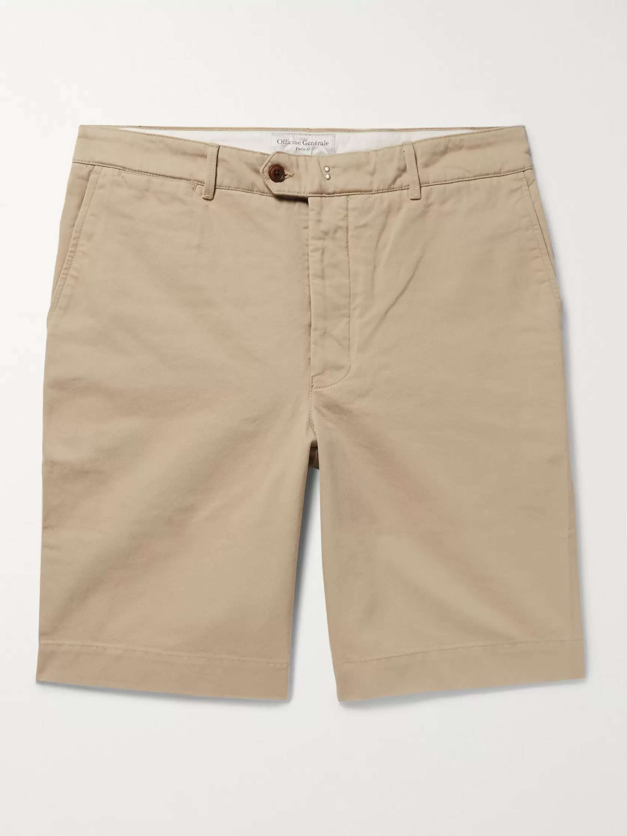 Fisherman Cotton-Twill Shorts