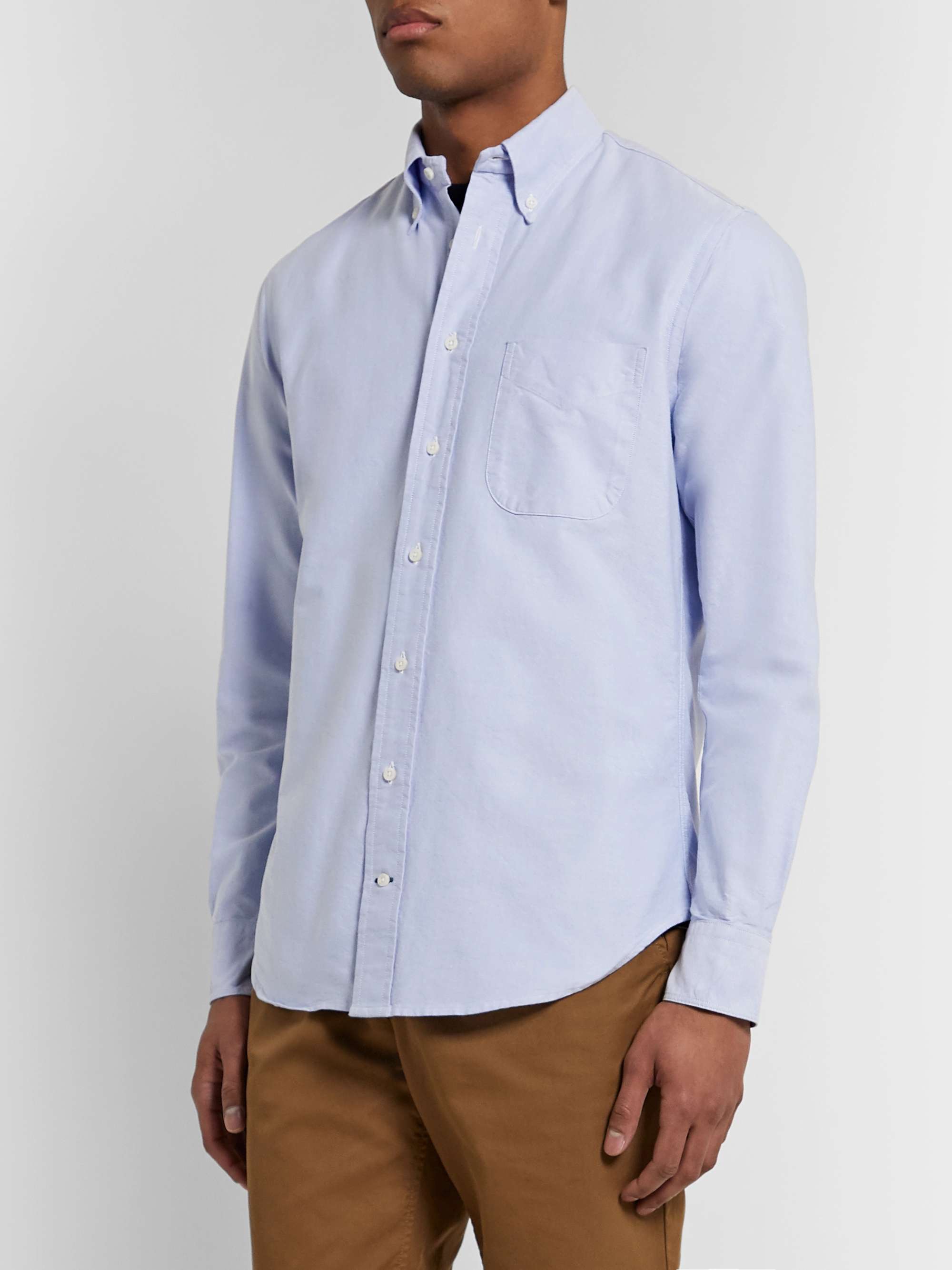 GITMAN VINTAGE Button-Down Collar Cotton Oxford Shirt for Men | MR PORTER
