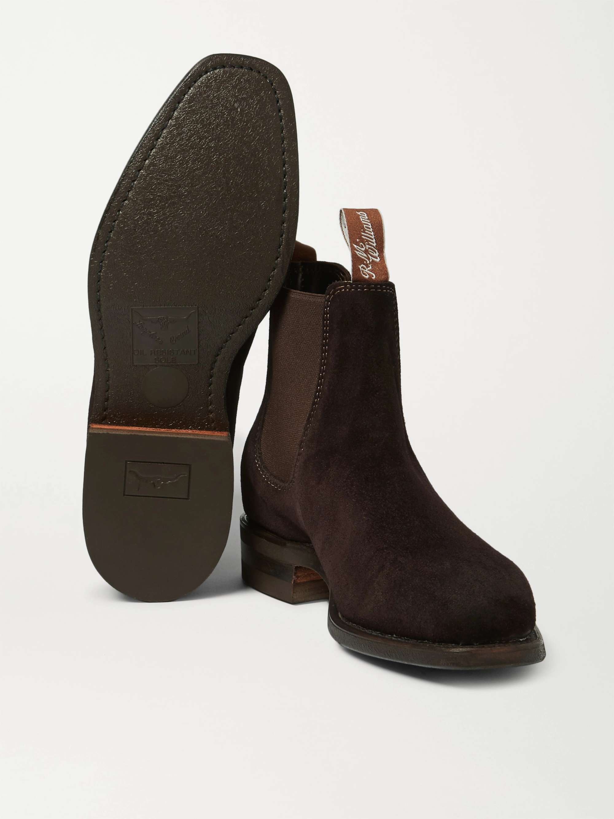 Chocolate Comfort Craftsman Suede Chelsea Boots | R.M.WILLIAMS | MR PORTER
