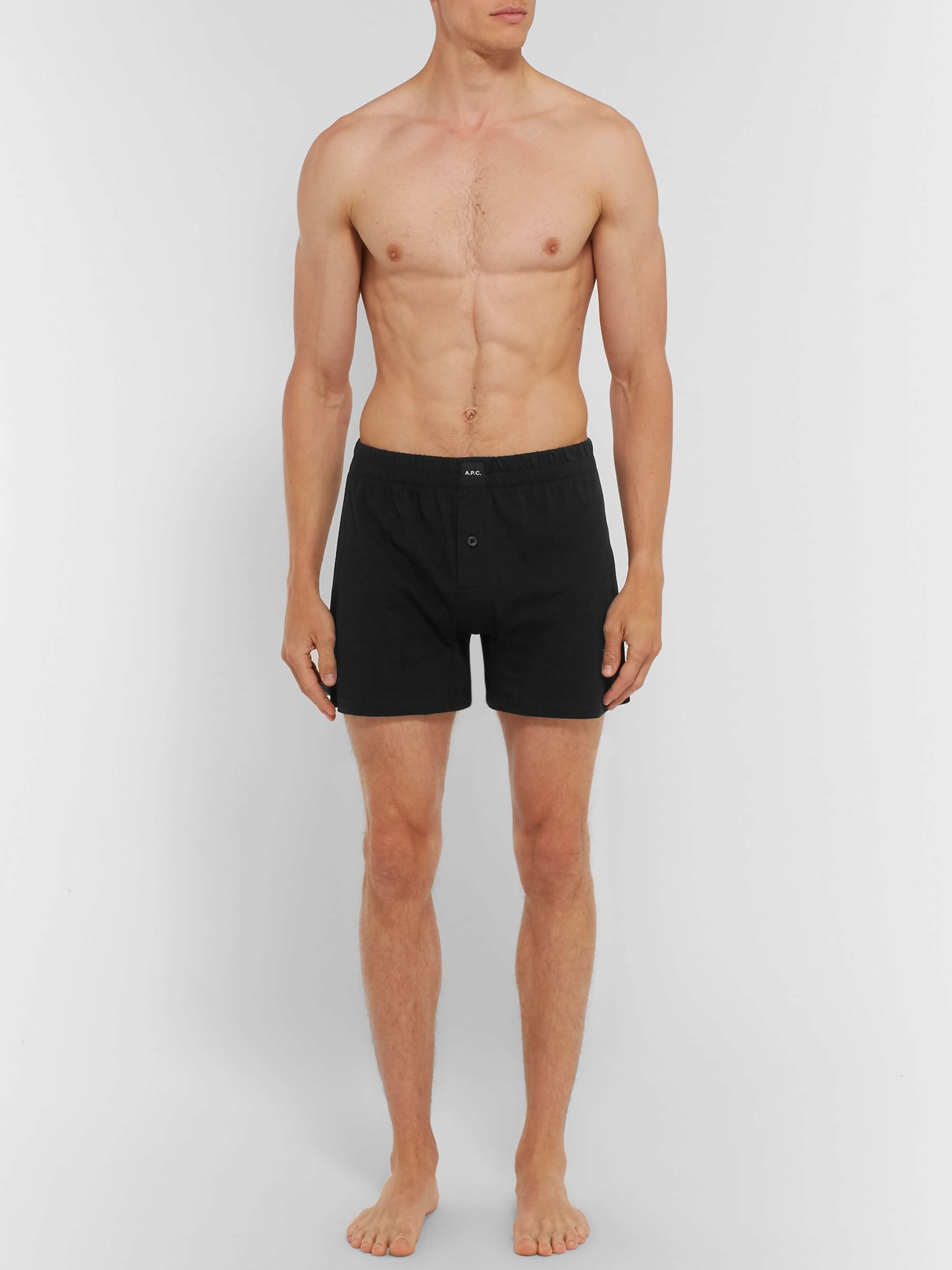 A.P.C. Cotton-Jersey Boxer Shorts for Men | MR PORTER