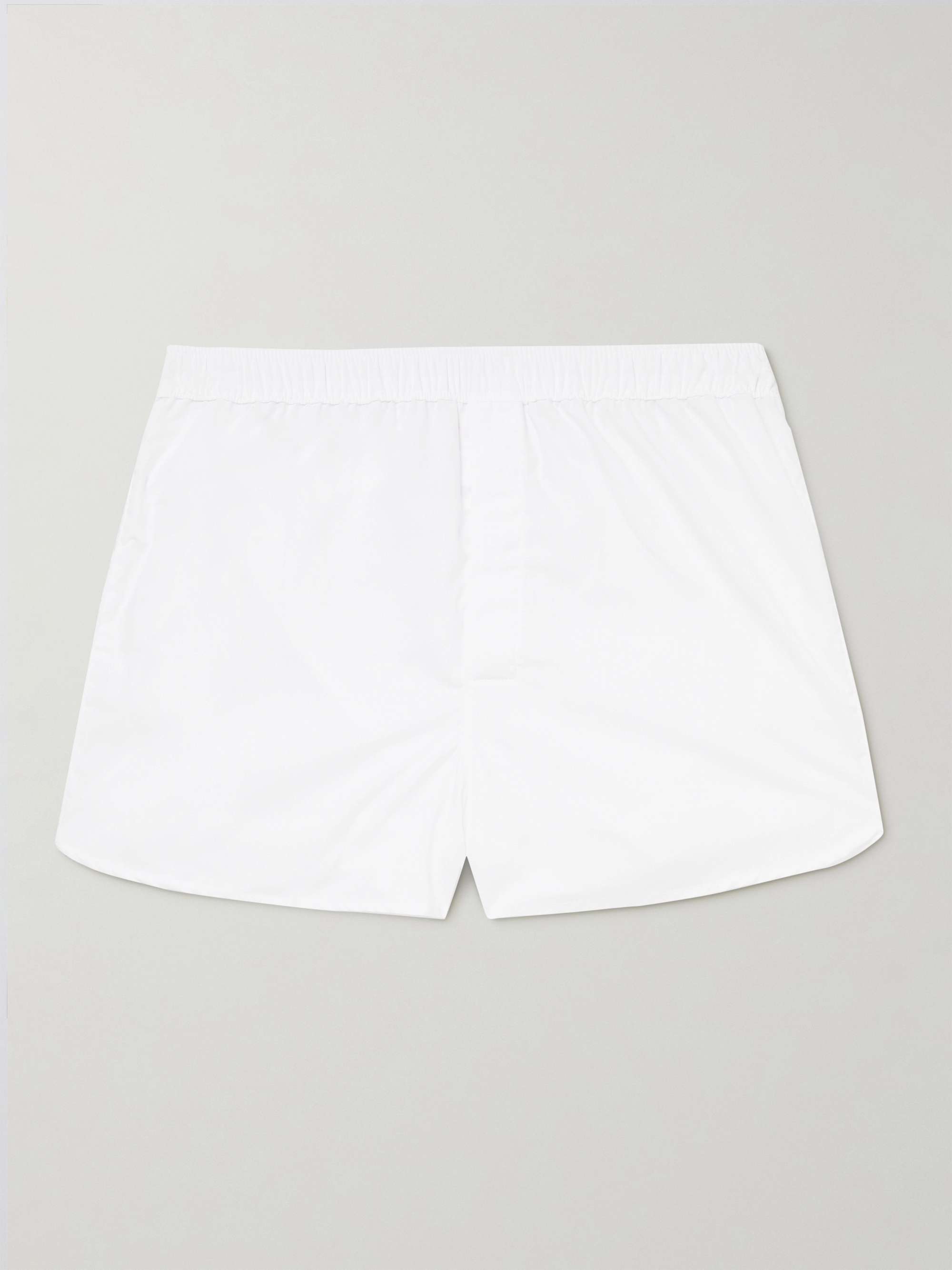 DEREK ROSE Savoy Slim-Fit Cotton Boxer Shorts | MR PORTER
