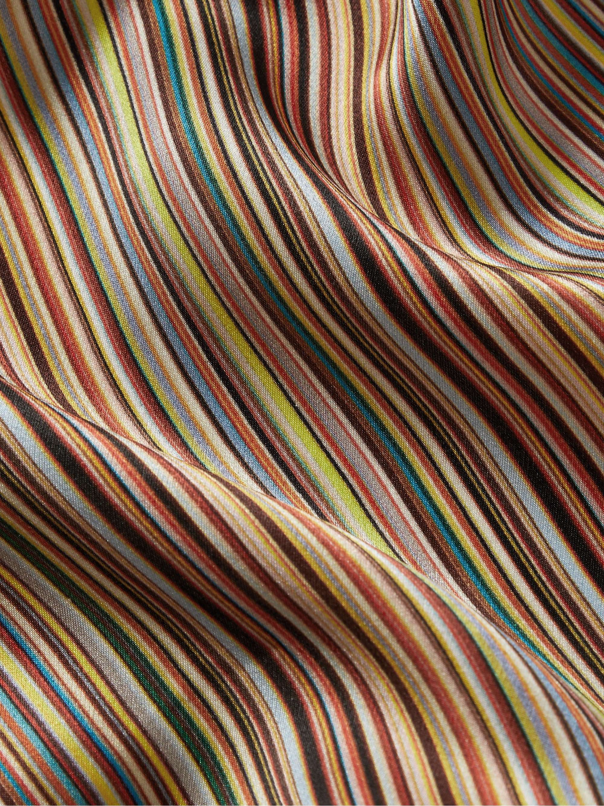 PAUL SMITH Striped Silk-Satin Pocket Square | MR PORTER
