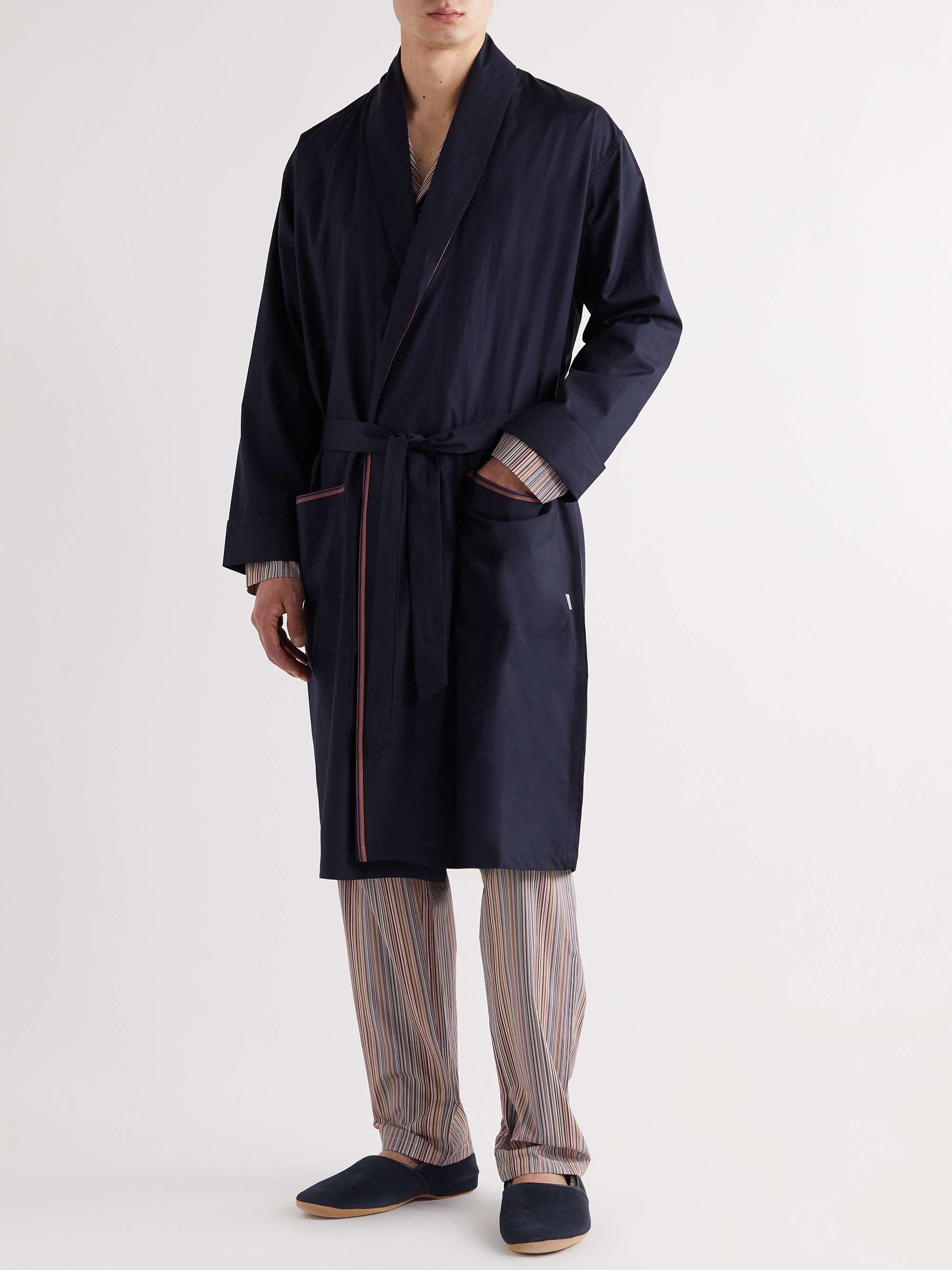PAUL SMITH Cotton-Poplin Robe for Men | MR PORTER