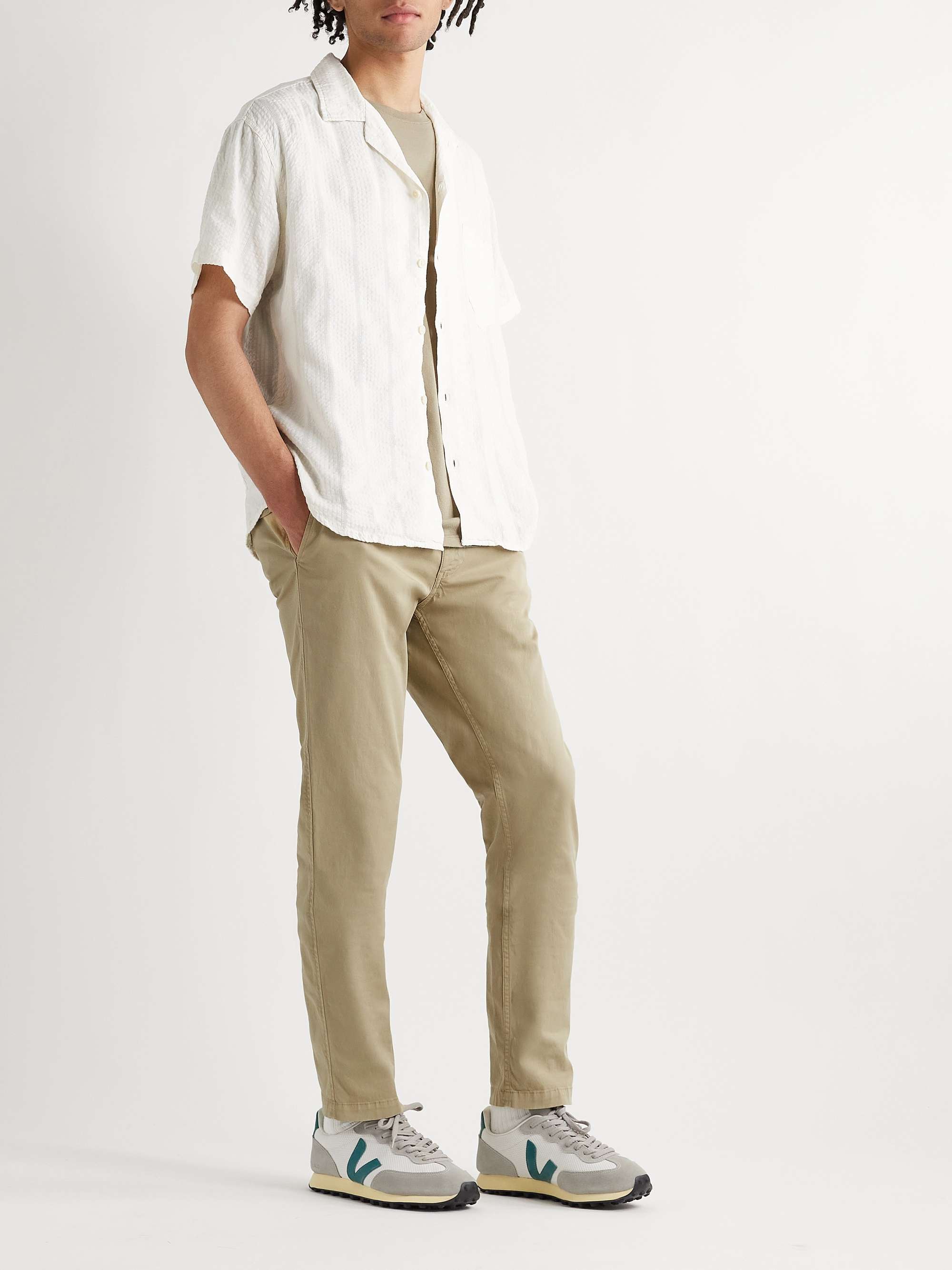 NN07 Marco Slim-Fit Cotton-Blend Twill Chinos for Men | MR PORTER