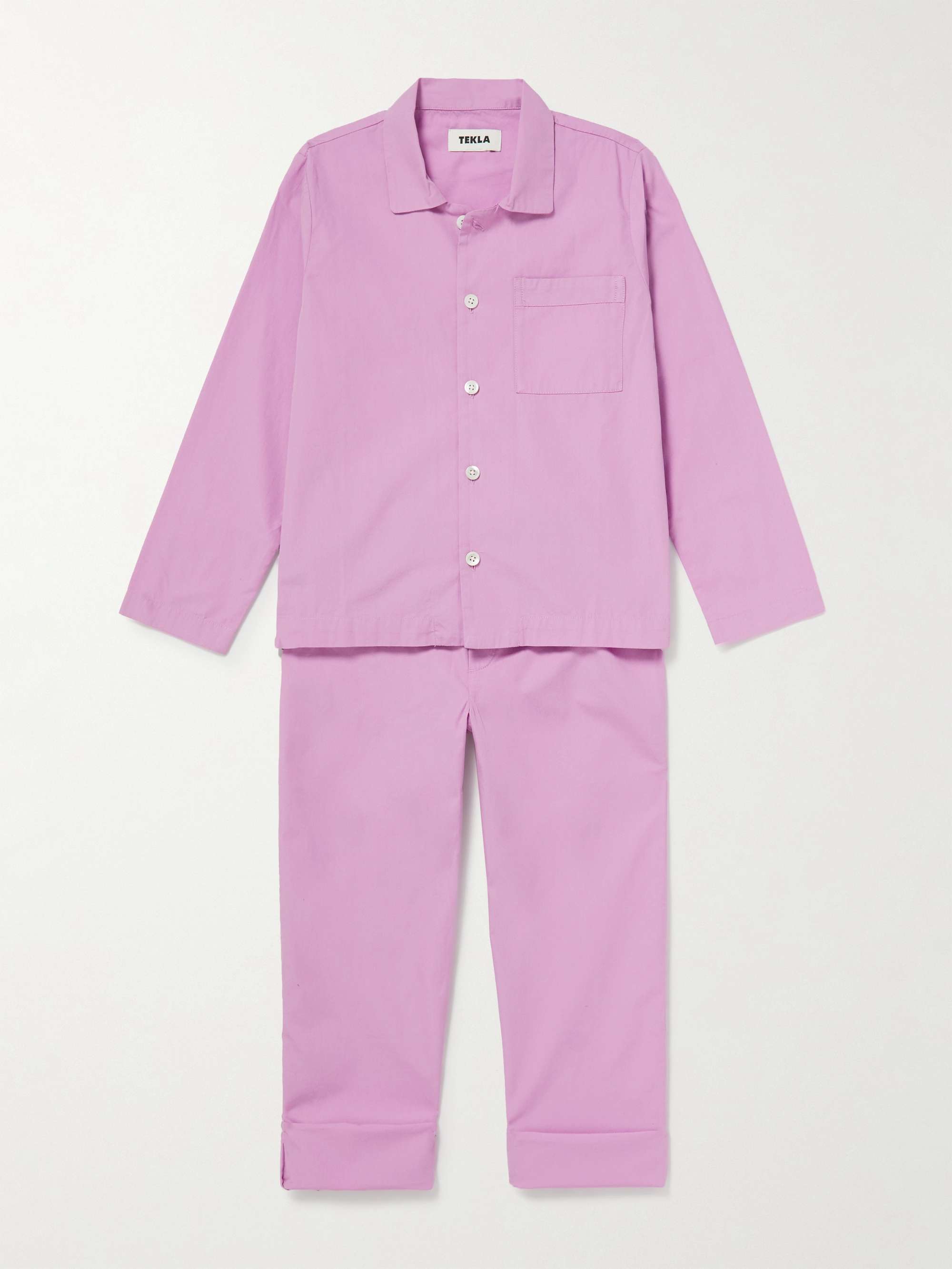 TEKLA KIDS Organic Cotton-Poplin Pyjama Set for Men | MR PORTER