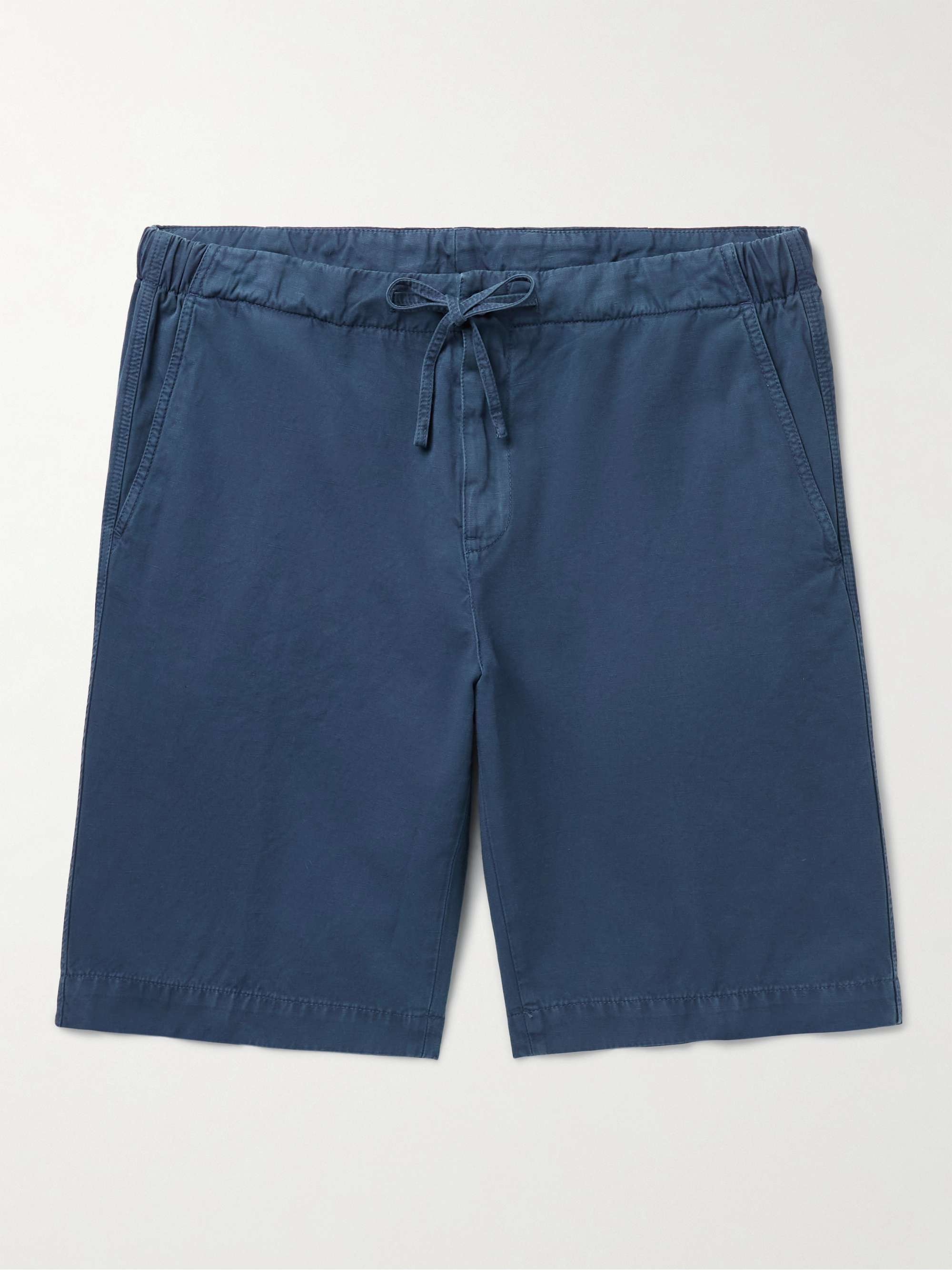 LORO PIANA Slim-Fit Linen Drawstring Bermuda Shorts for Men | MR PORTER