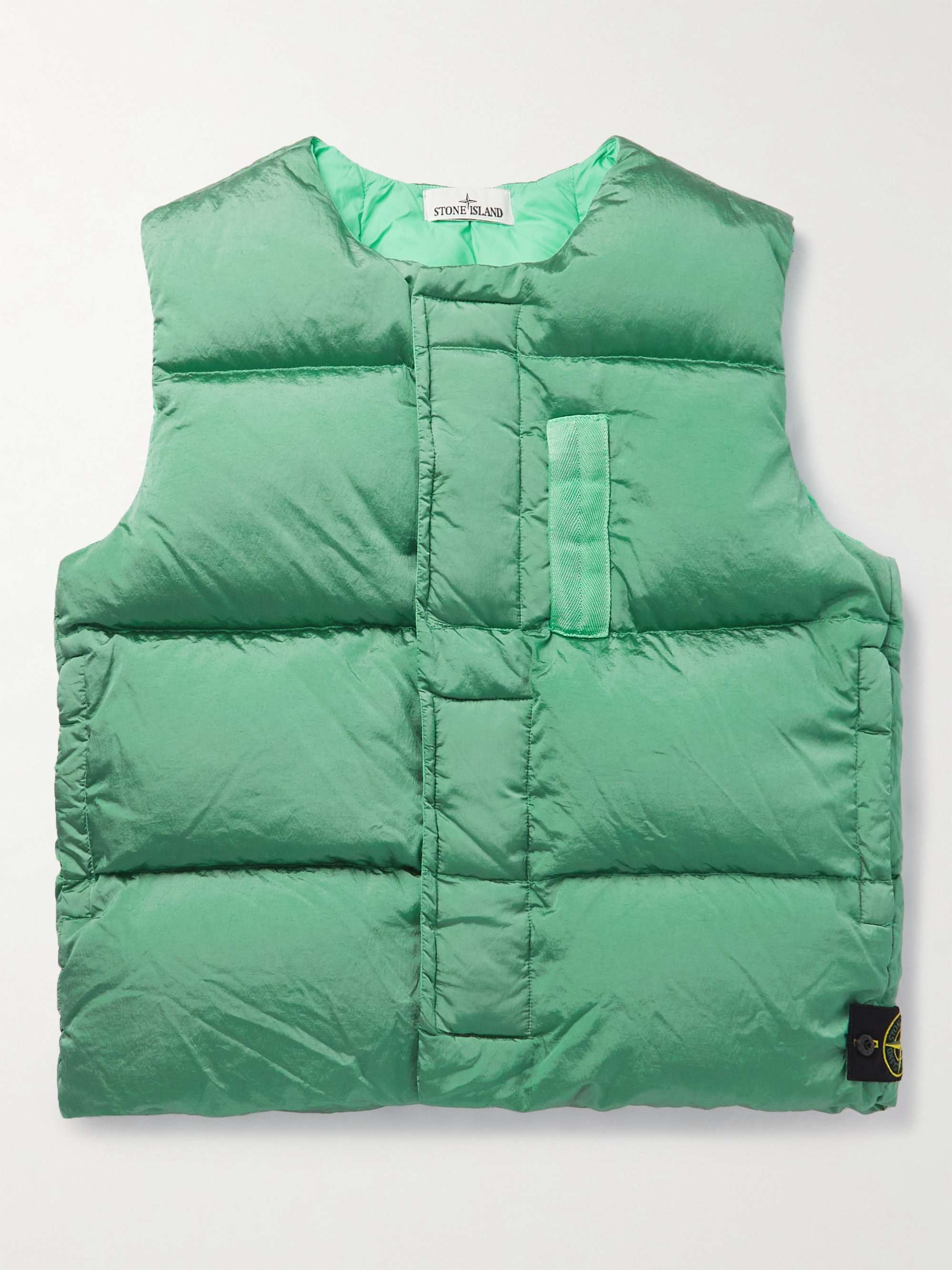 STONE ISLAND Quilted ECONYL® Down Gilet for Men | MR PORTER