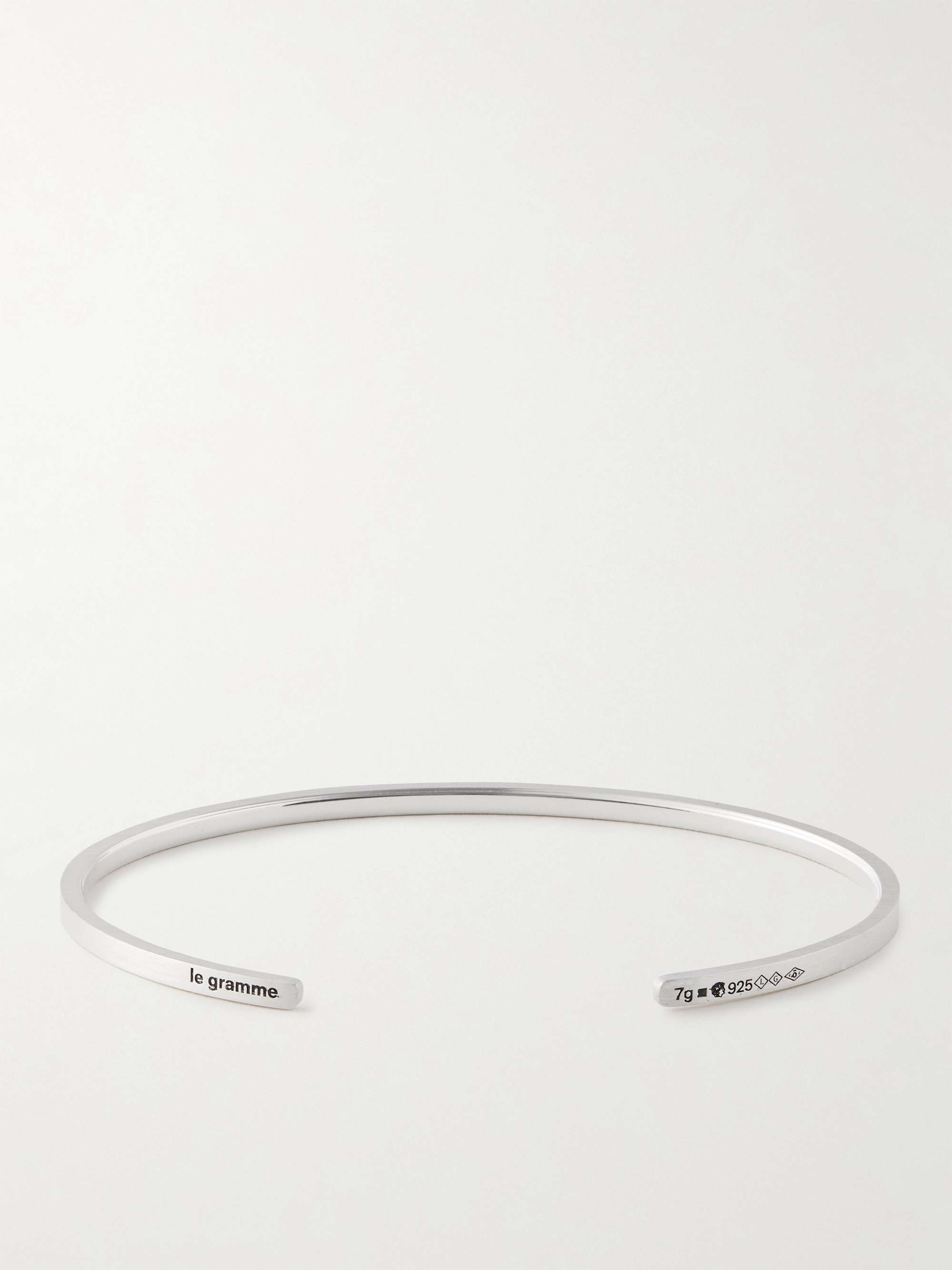 LE GRAMME Le 7 Brushed Sterling Silver Cuff