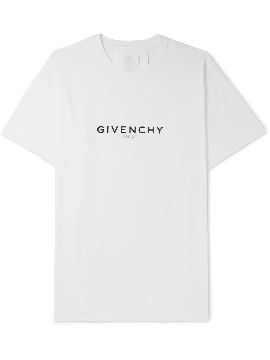 Givenchy - Oversized Logo-Print Cotton-Jersey T-Shirt - Men - White - XS de  Hombres