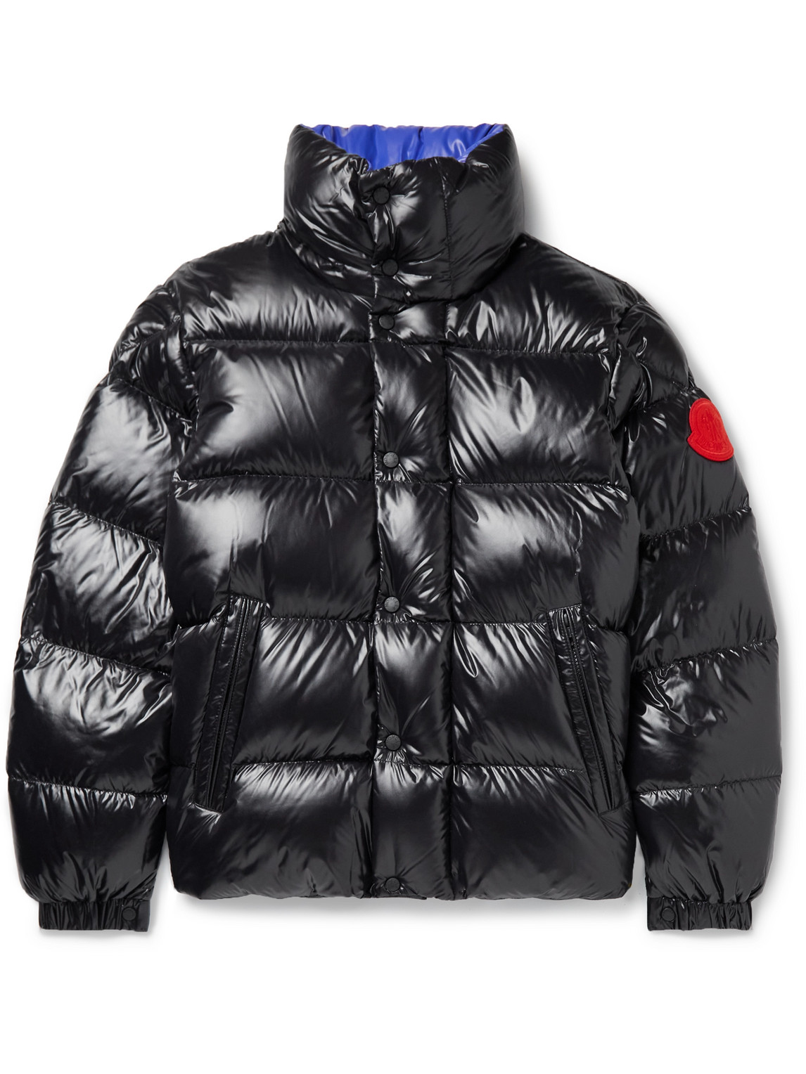 Moncler Genius 2 Moncler 1952 Dervo Logo appliqued Quilted Glossed shell Down Jacket In Black ModeSens