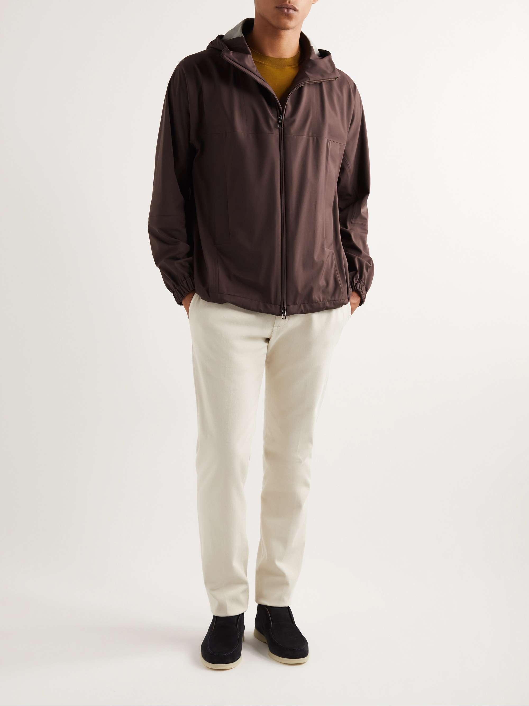 LORO PIANA Medway Shell Hooded Jacket for Men | MR PORTER