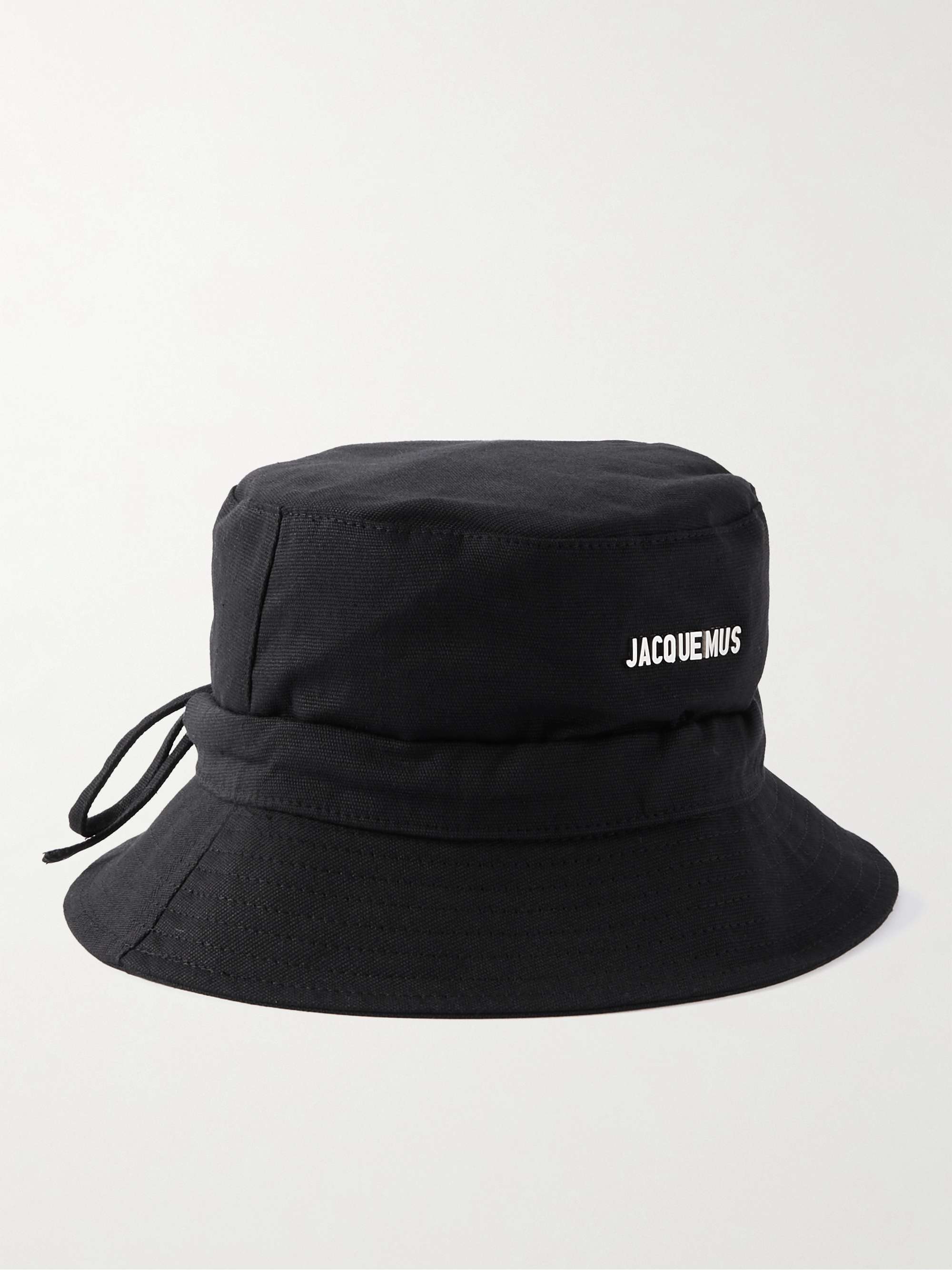 JACQUEMUS Logo-Appliquéd Cotton-Canvas Bucket Hat for Men | MR PORTER