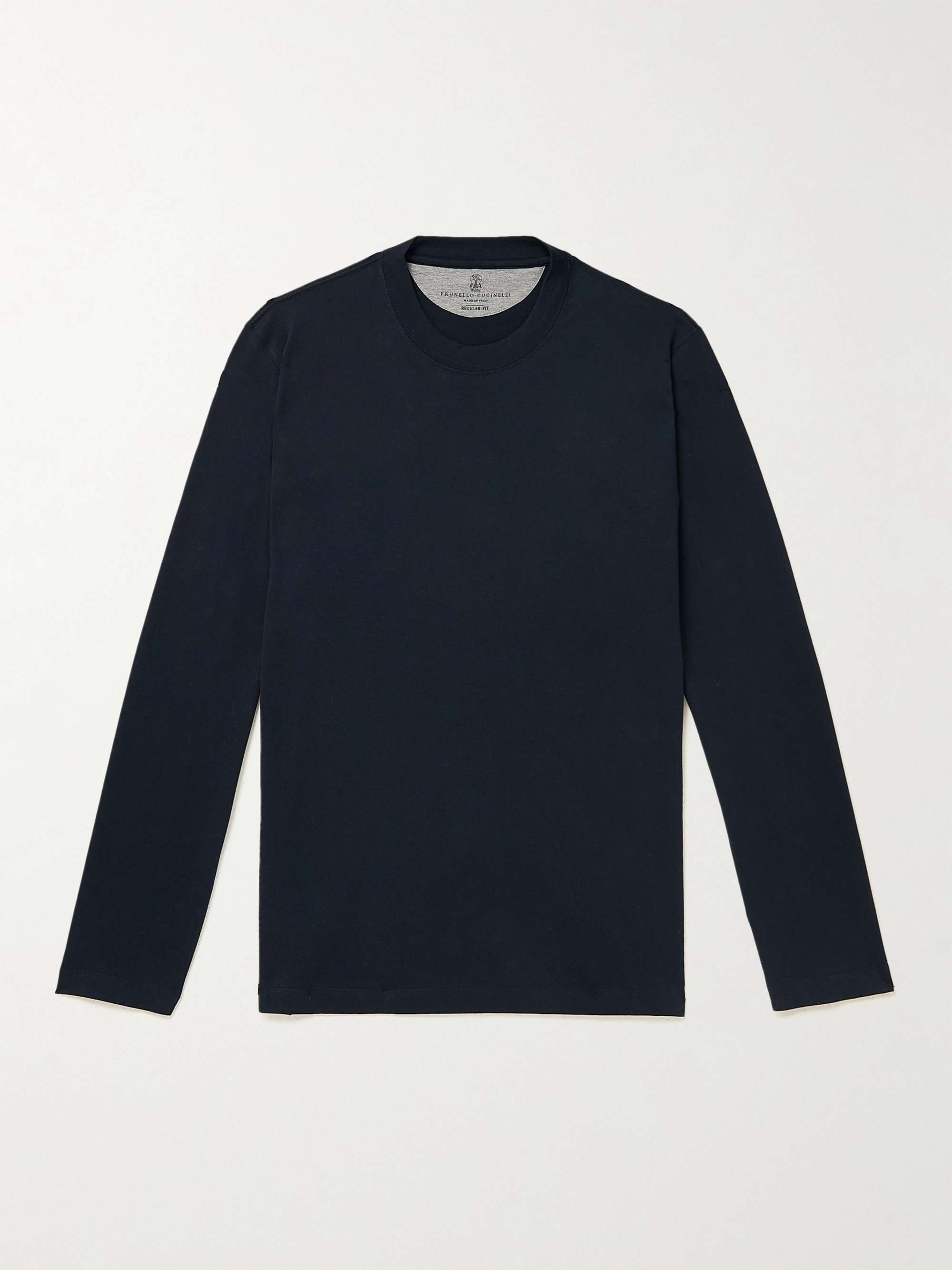 BRUNELLO CUCINELLI Slim-Fit Cotton-Jersey T-Shirt for Men | MR PORTER
