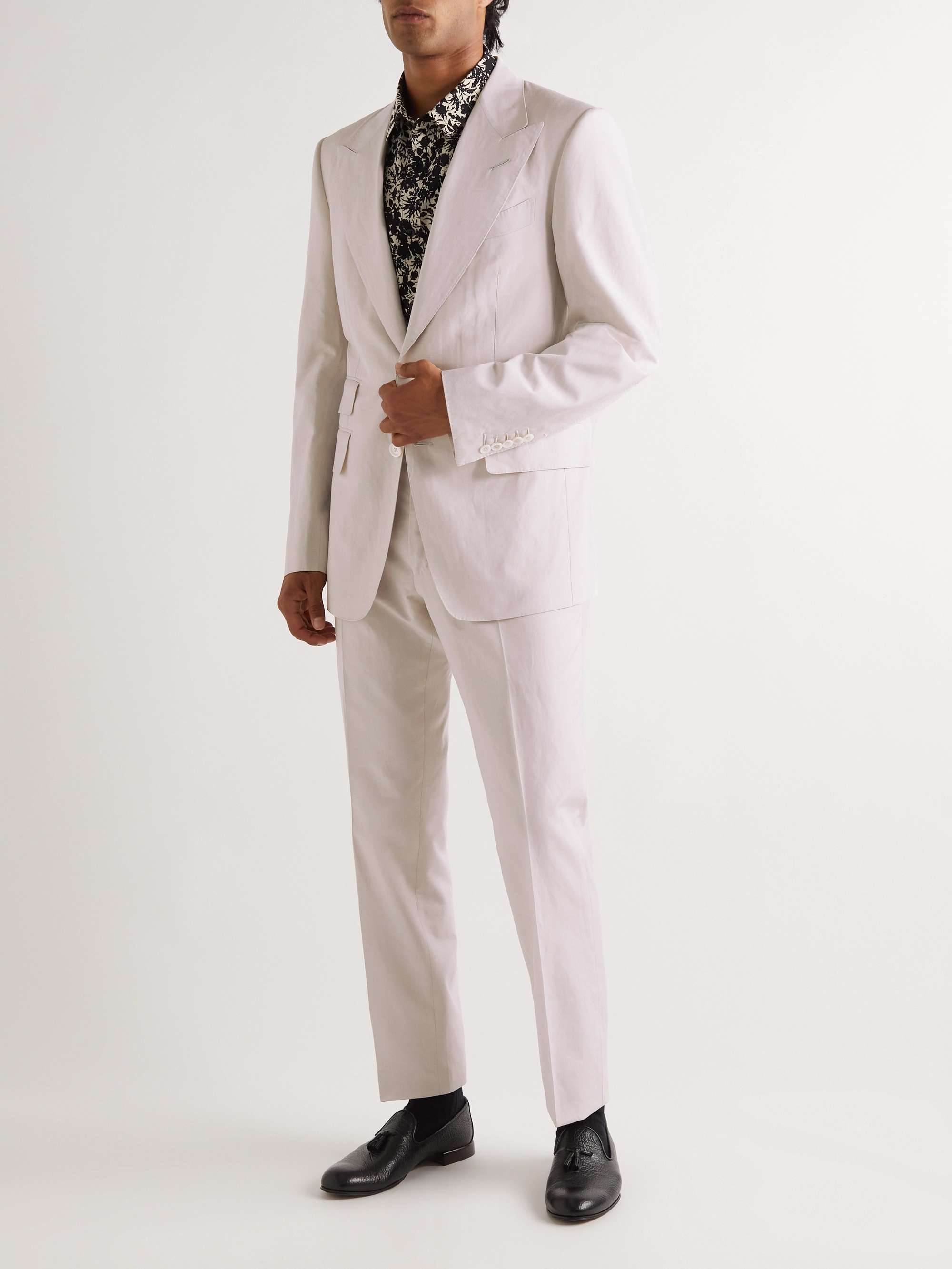 TOM FORD Silk, Linen Wool-Blend Suit Jacket for Men | MR PORTER