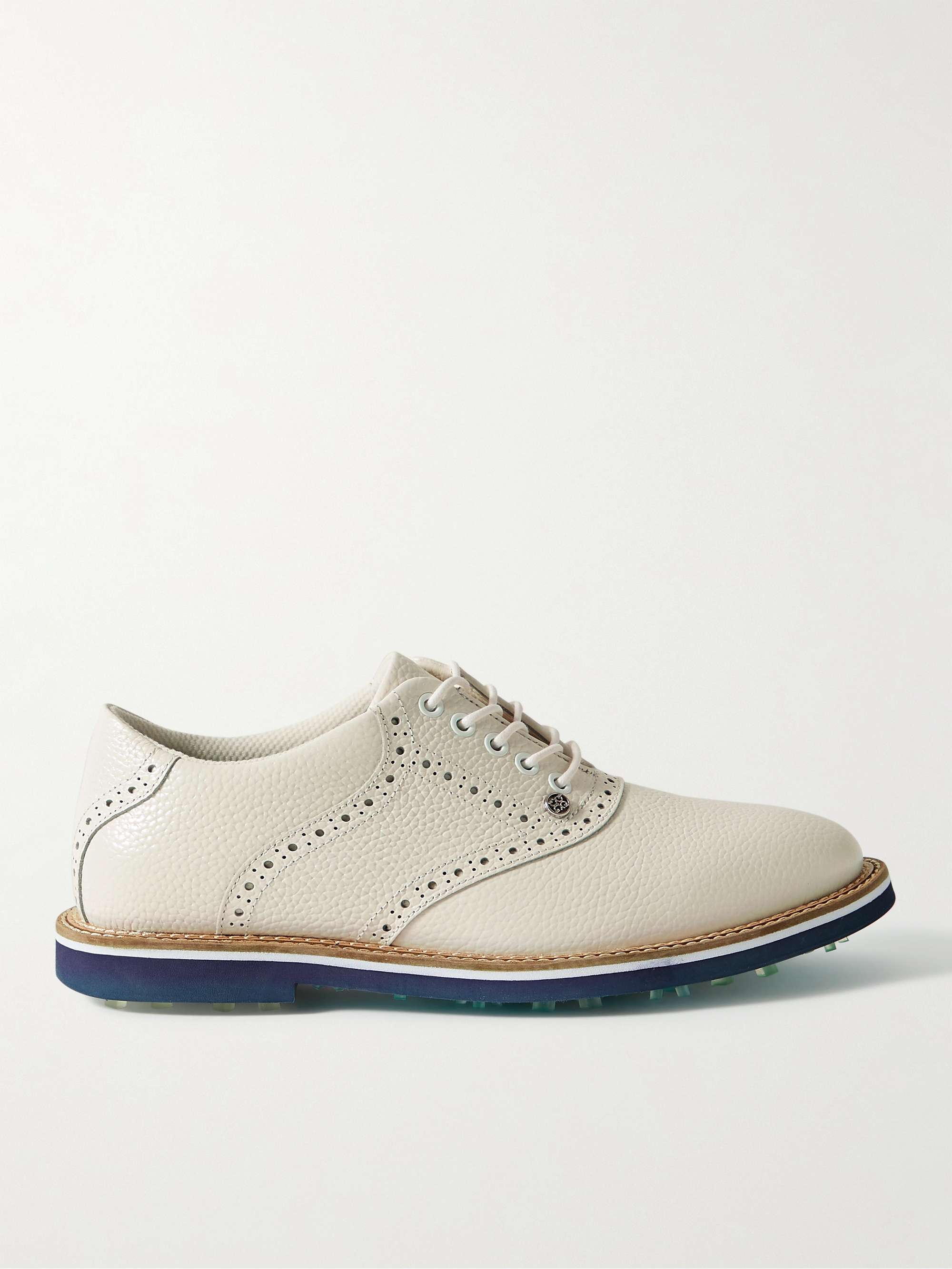 G/FORE Saddle Gallivanter Pebble-Grain Leather Golf Shoes for Men | MR  PORTER