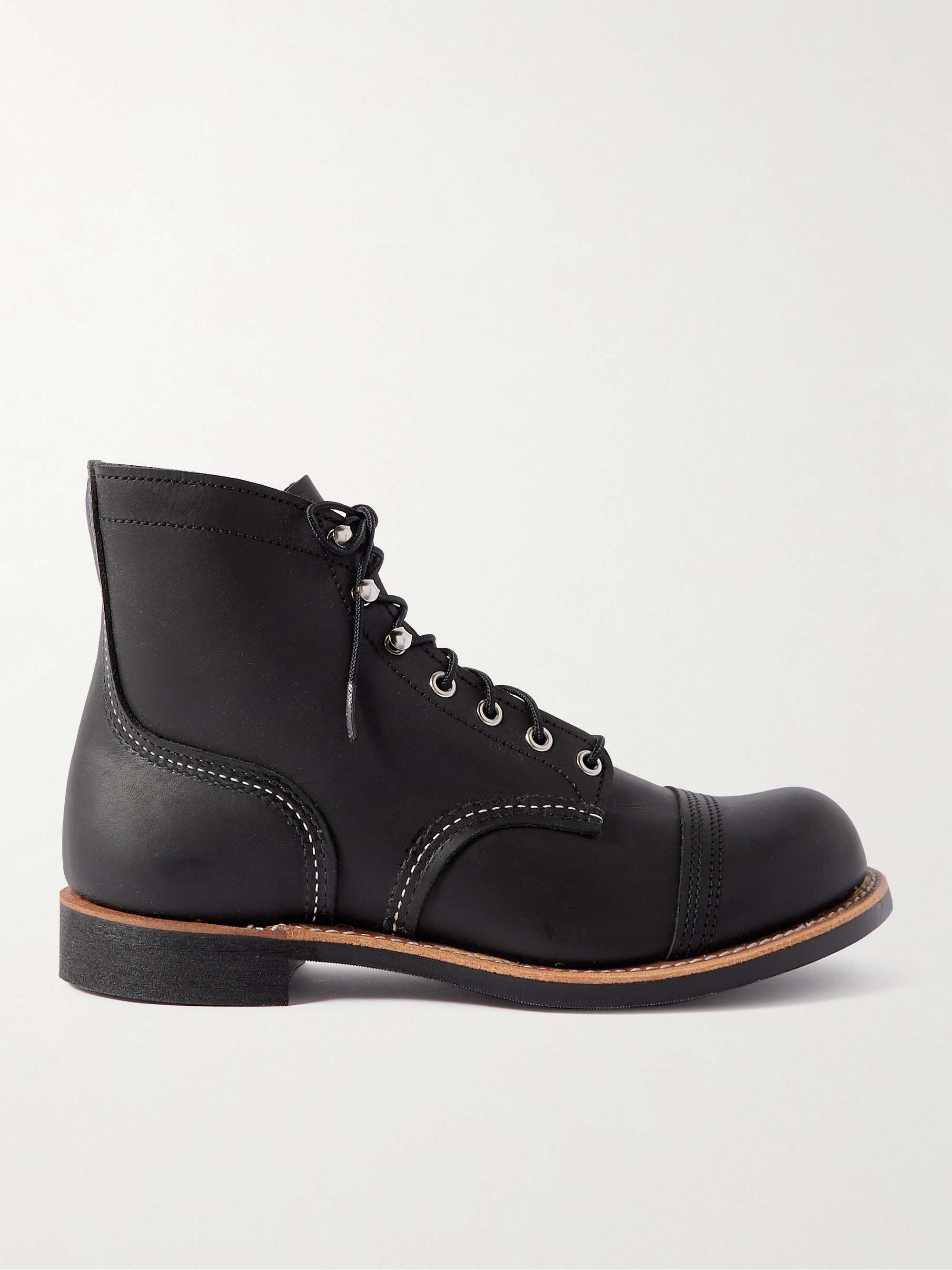 RED WING SHOES 8084 Iron Ranger Leather Boots for Men | MR PORTER