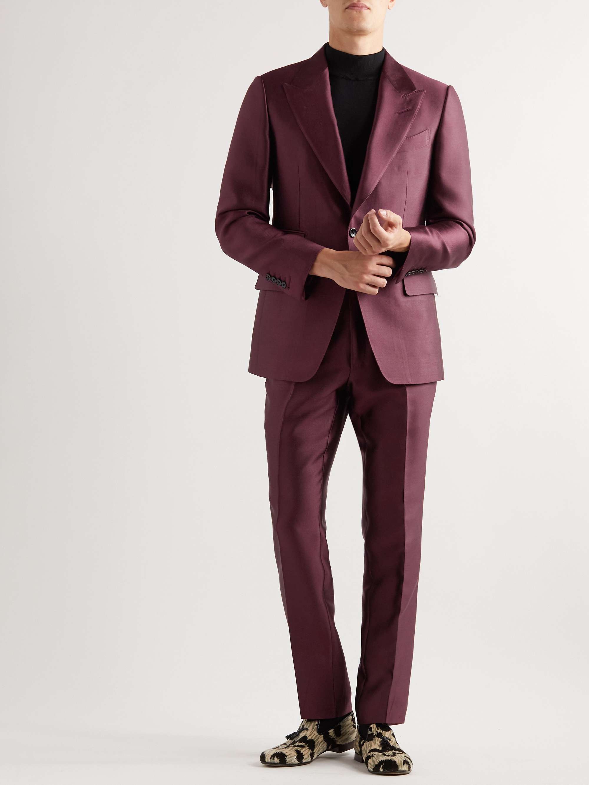FORD Slim-Fit Wool and Twill Tuxedo Jacket for Men | MR PORTER