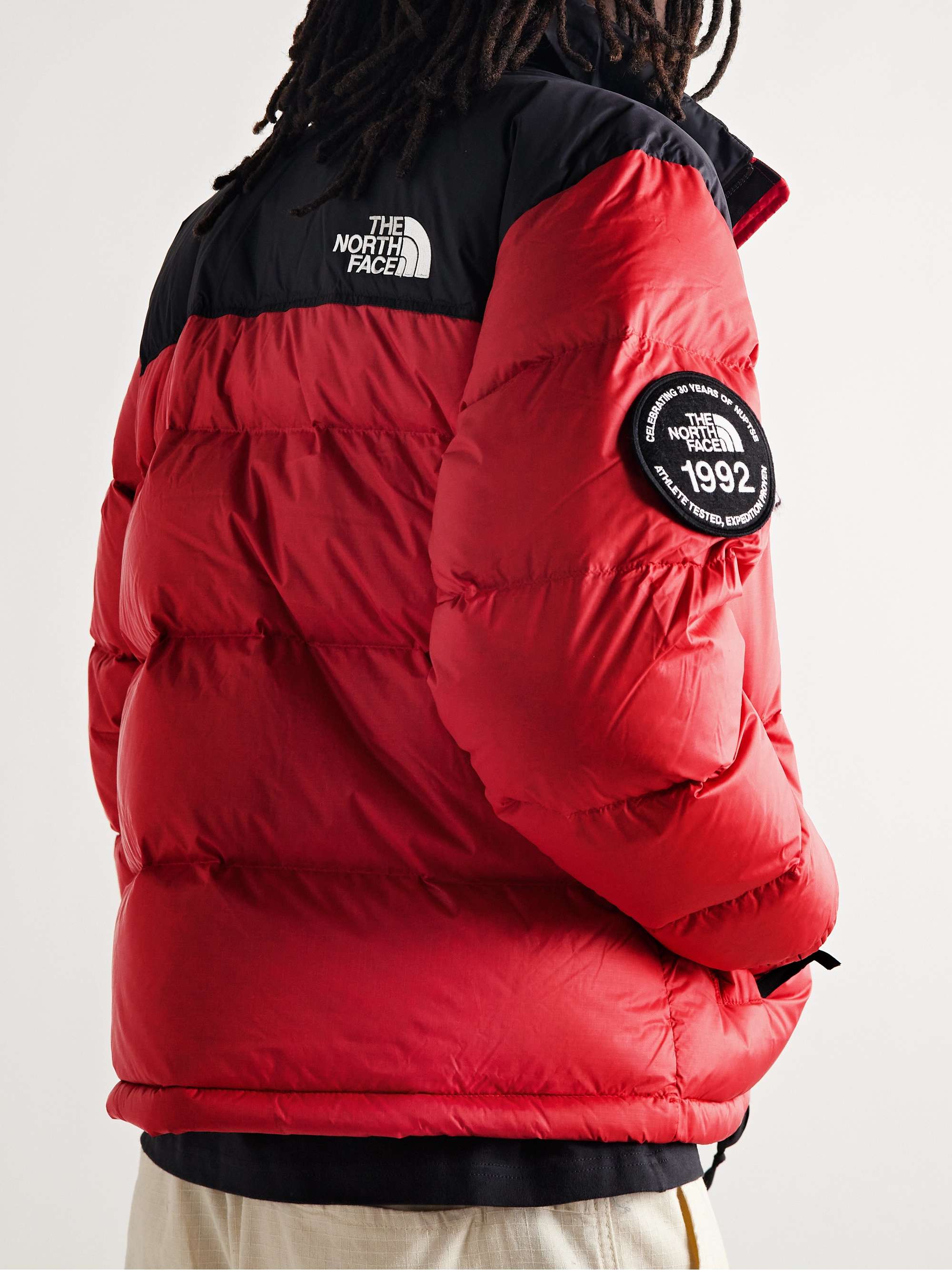 THE NORTH FACE 92 Retro Anniversary Nuptse Shell-Trimmed Ripstop Down Jacket  | MR PORTER