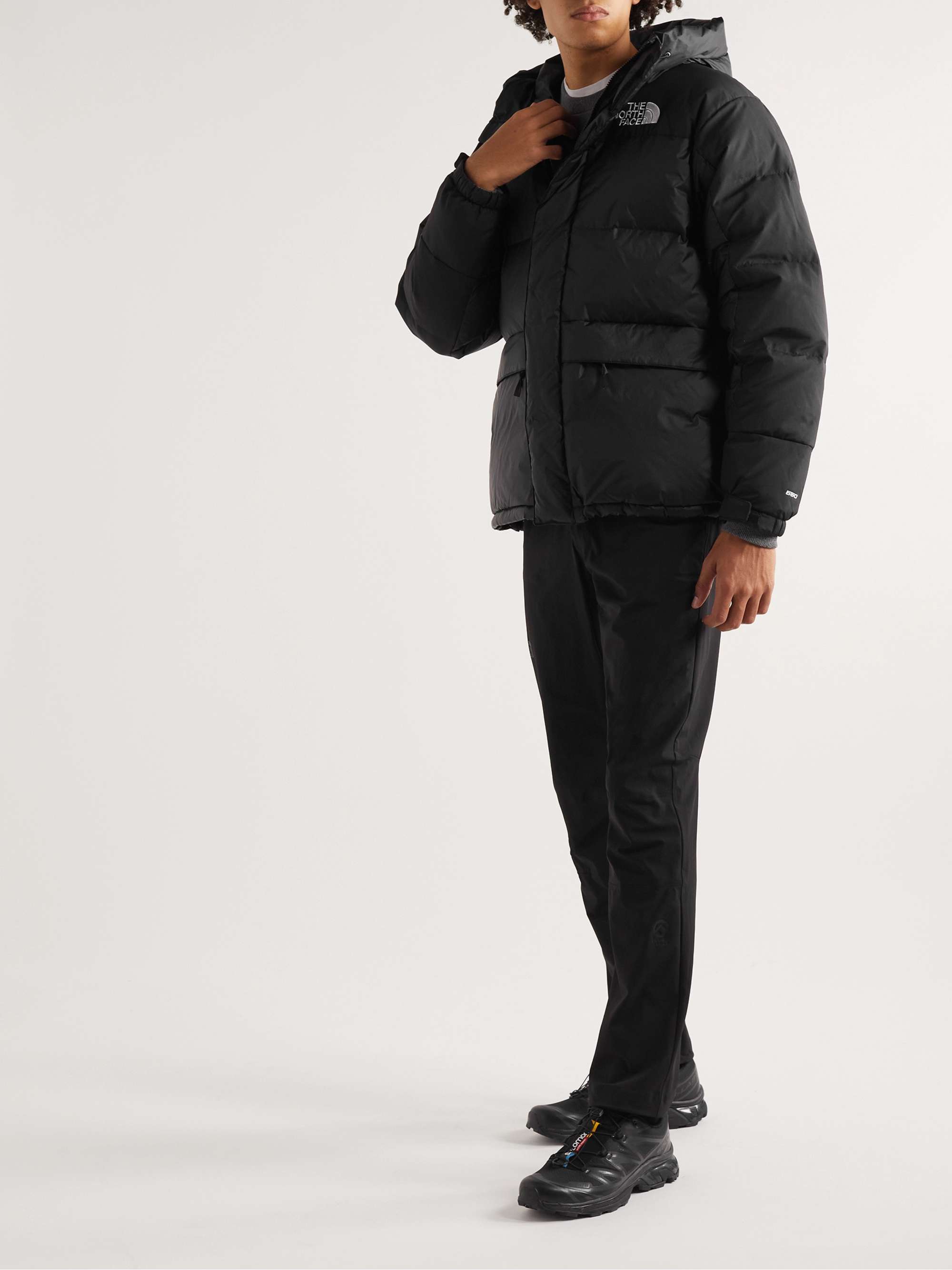 Black Himalayan Logo-Embroidered Quilted Padded Shell Down Jacket | THE NORTH  FACE | MR PORTER