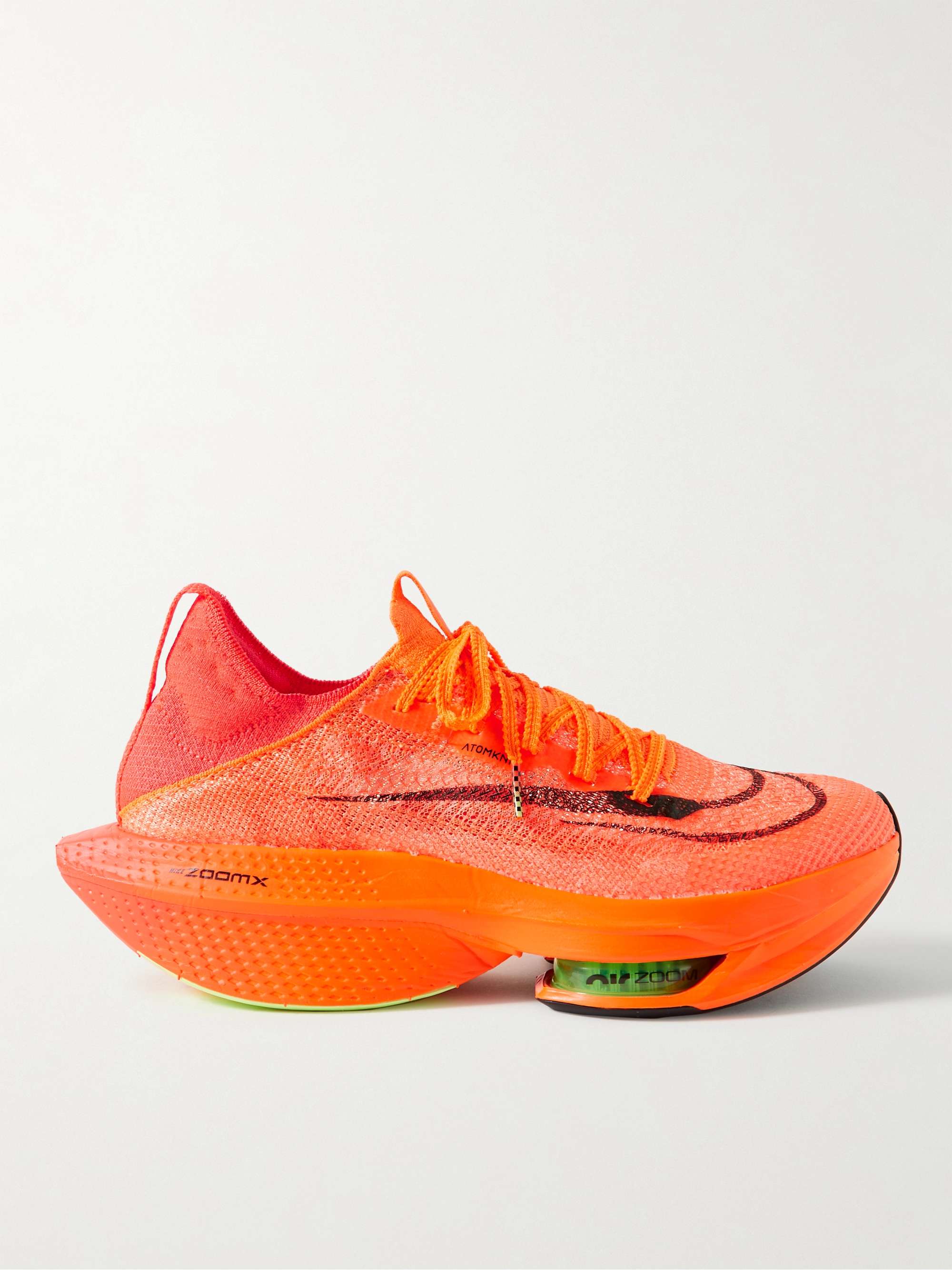Bright orange Air Zoom Alphafly Next% 2 AtomKnit Running Sneakers | NIKE  RUNNING | MR PORTER