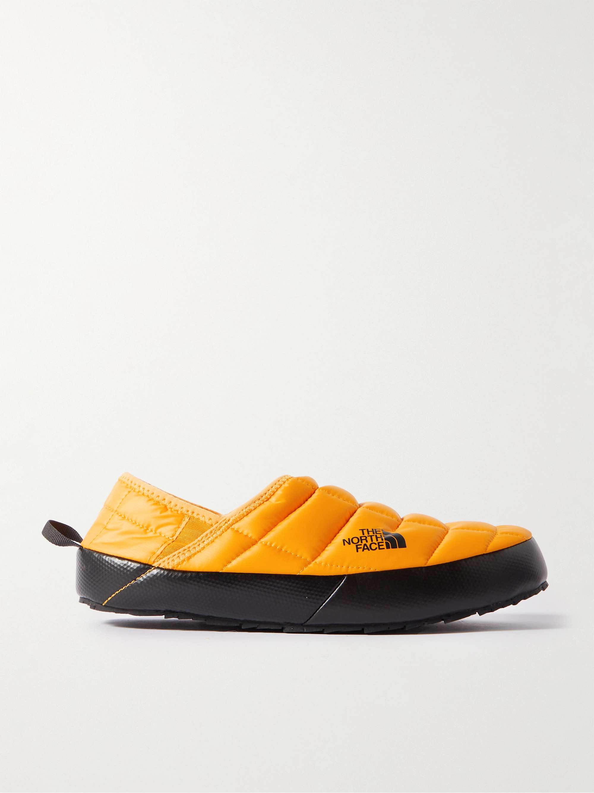 Bright orange ThermoBall Fleece-Lined Quilted Recycled Ripstop Mules | THE  NORTH FACE | MR PORTER