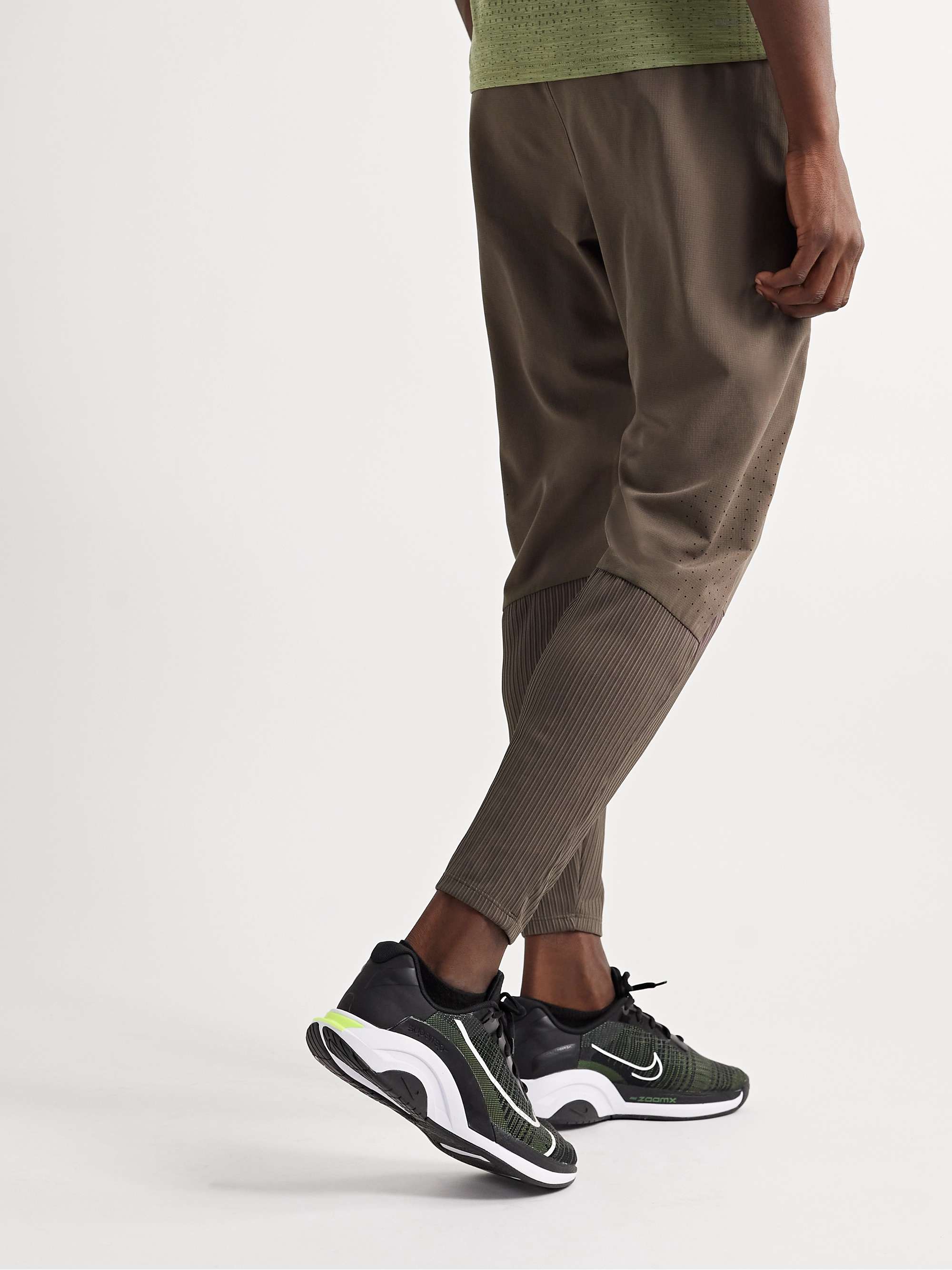 NIKE RUNNING AeroSwift Slim-Fit Tapered Dri-FIT ADV Track Pants for Men |  MR PORTER