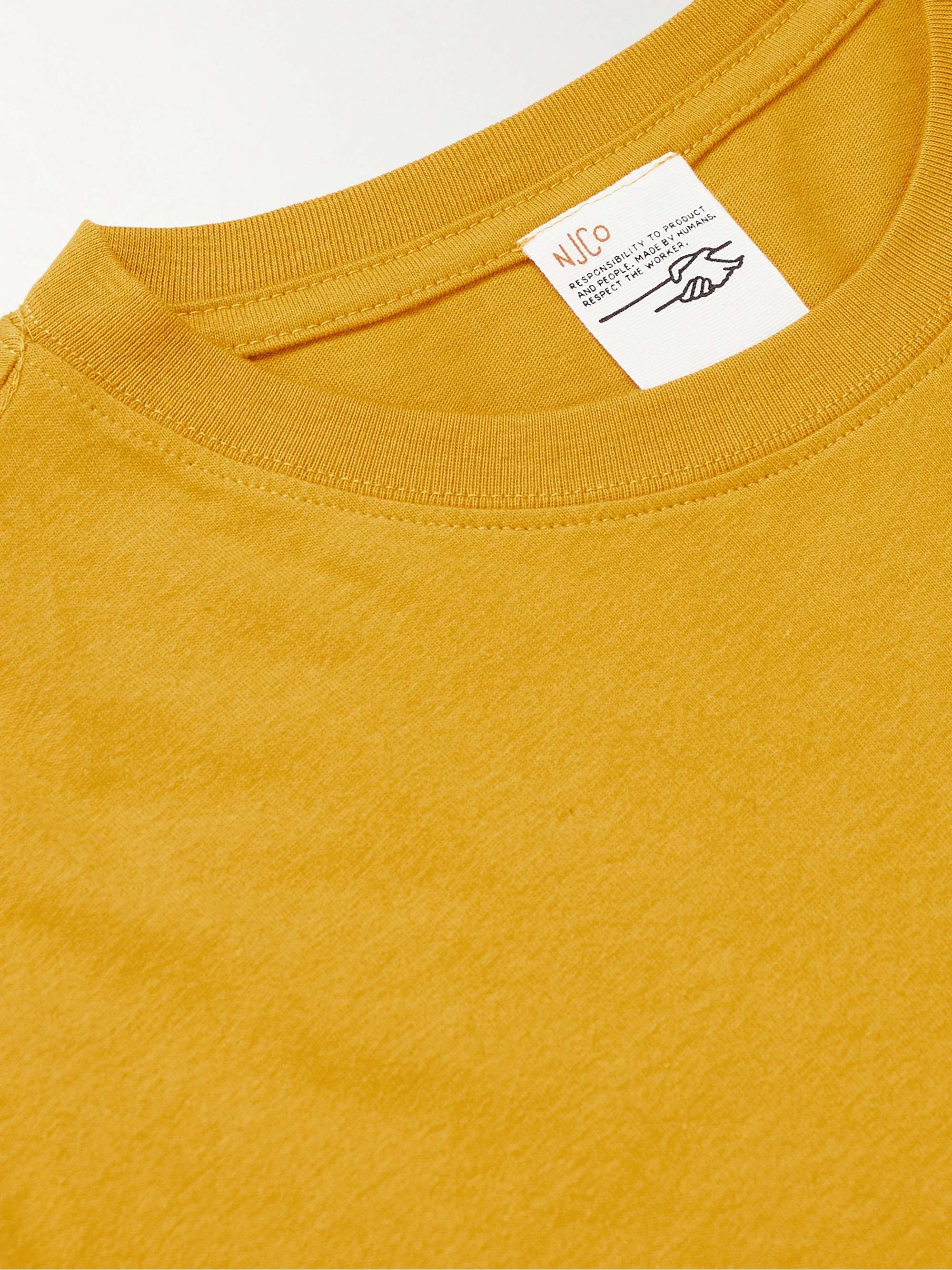 NUDIE JEANS Leffe Logo-Appliquéd Cotton-Jersey T-Shirt for Men | MR PORTER